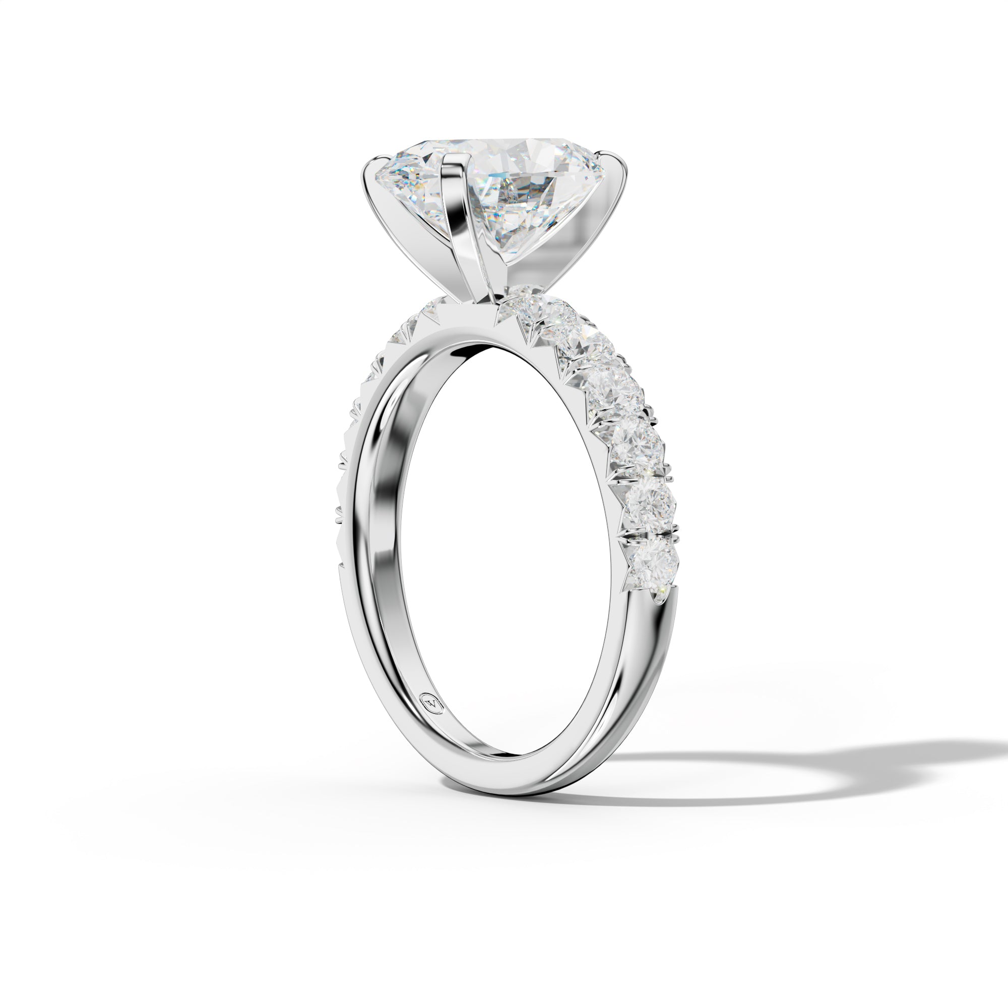 Kira Oval Diamond Engagement Ring