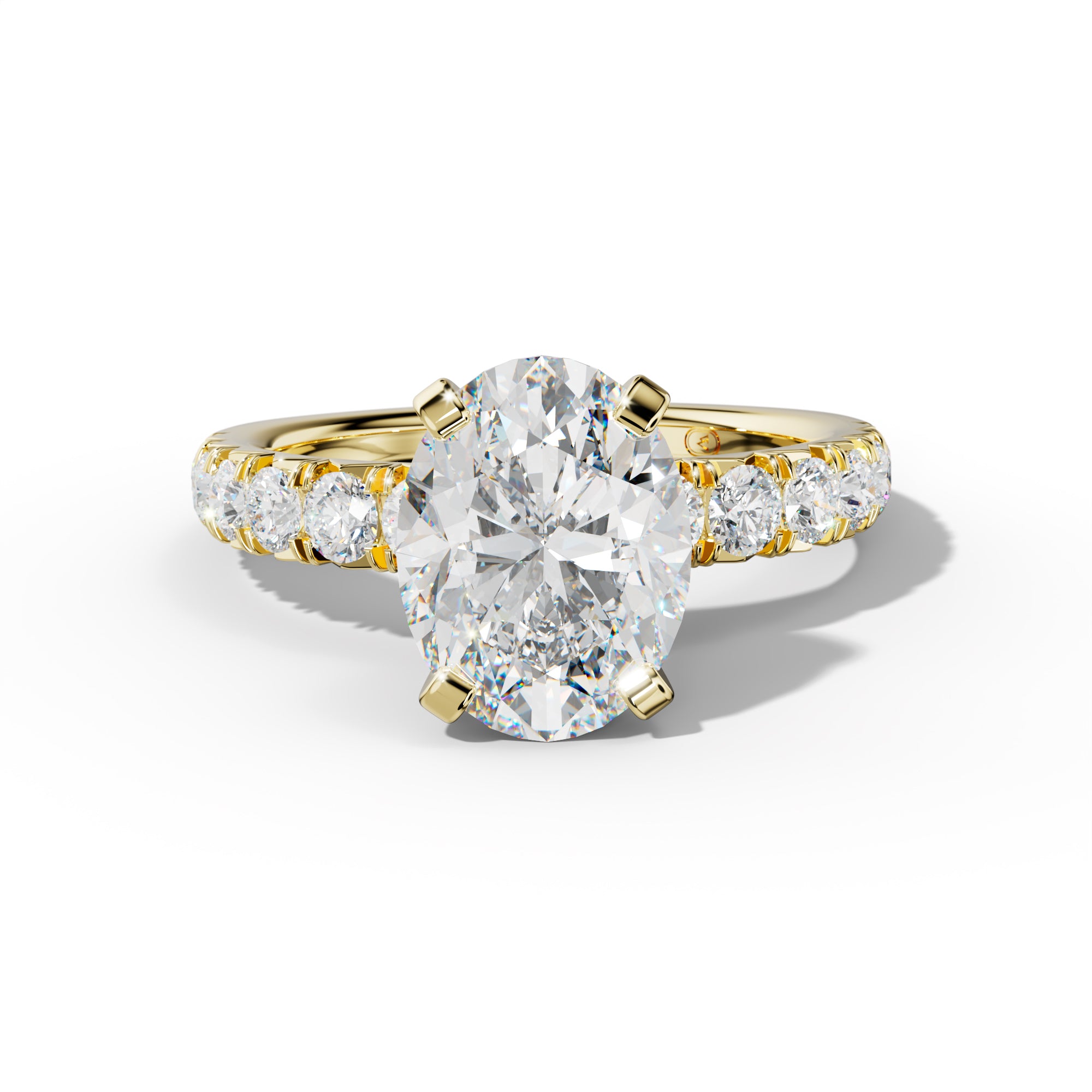 Kira Oval Diamond Engagement Ring