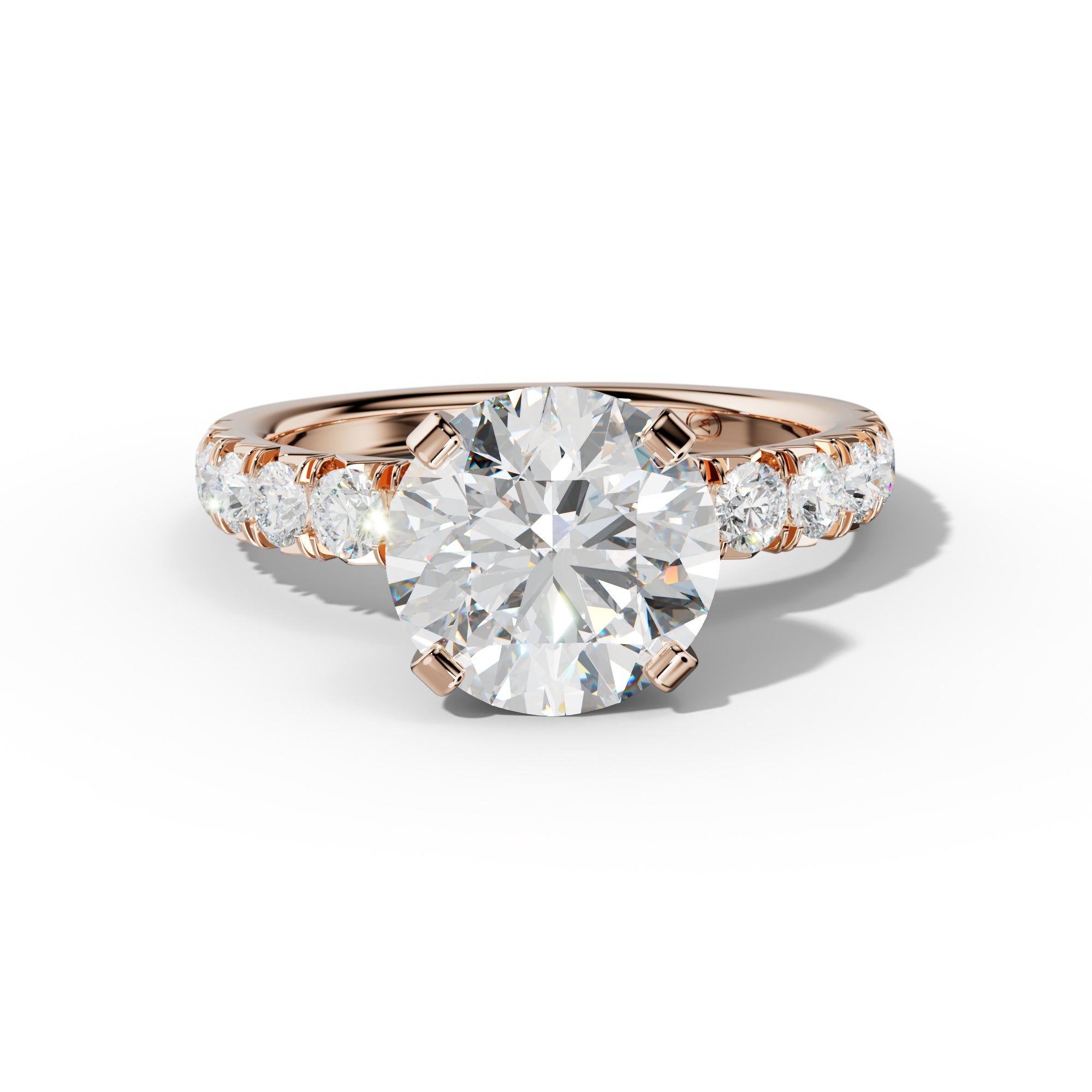 Kira Round Diamond Engagement Ring