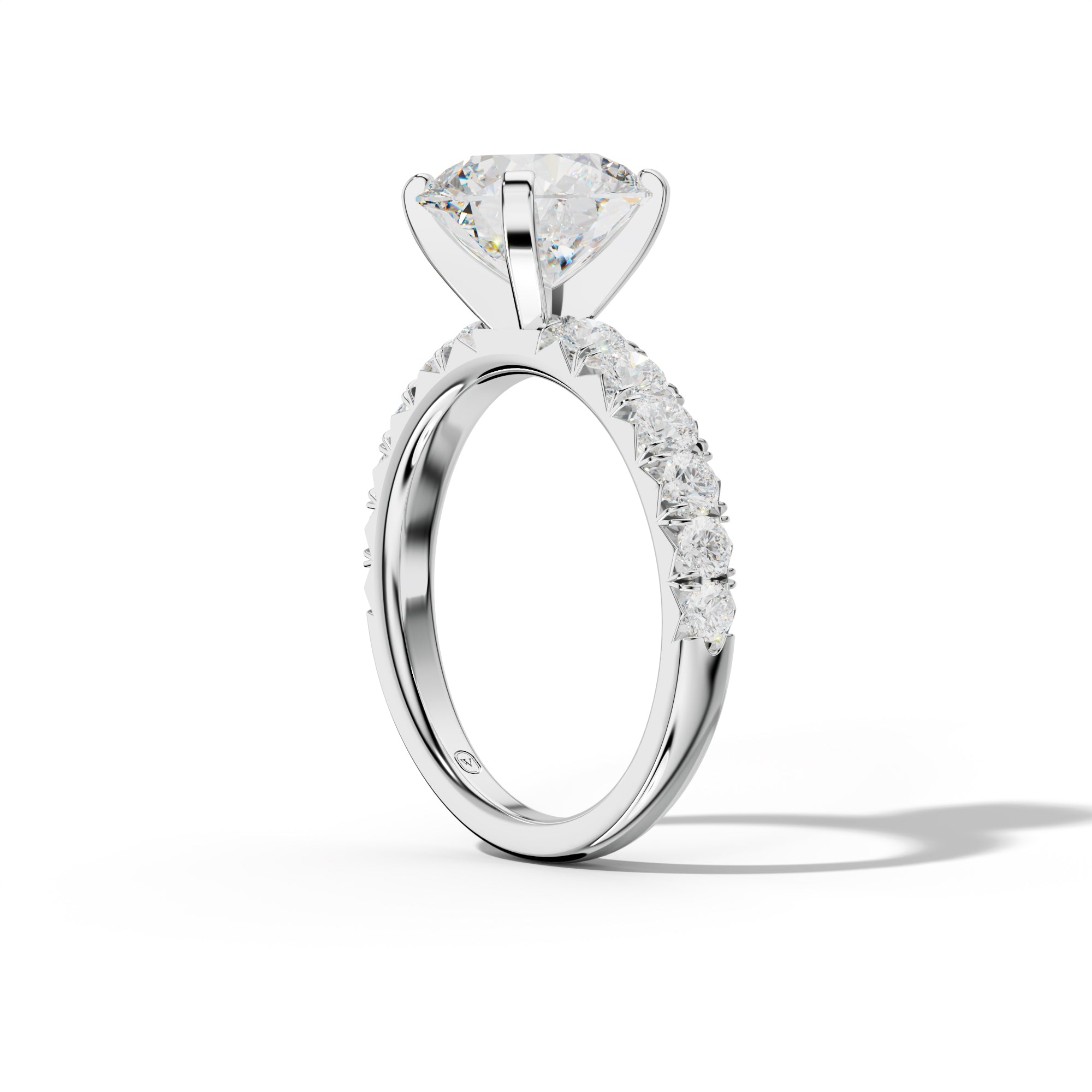 Kira Round Diamond Engagement Ring