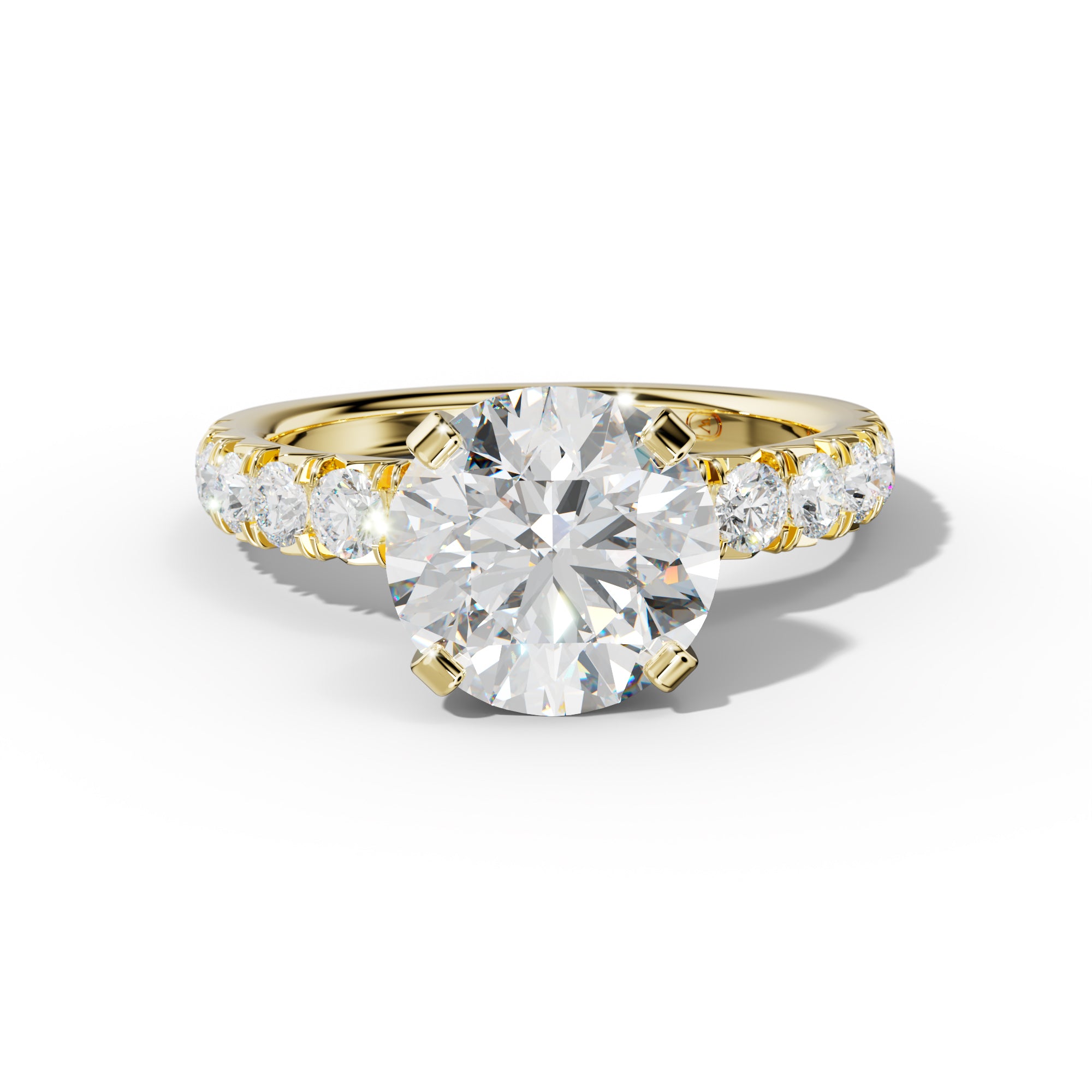 Kira Round Diamond Engagement Ring