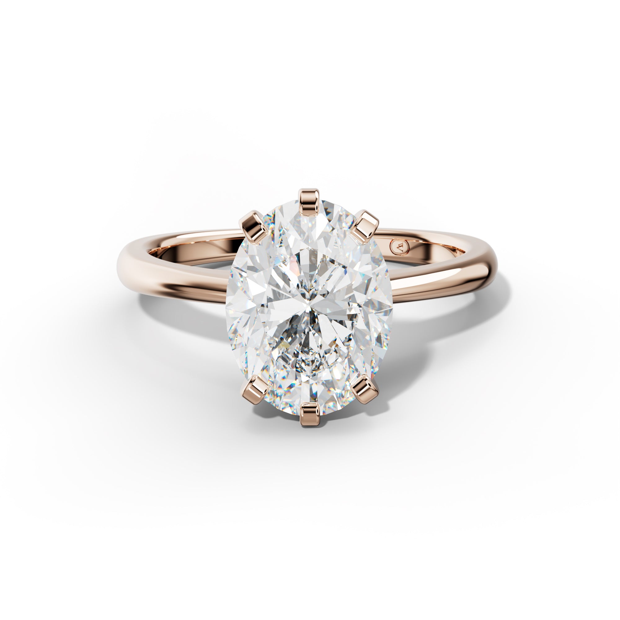 Molly Oval Diamond Engagement Ring