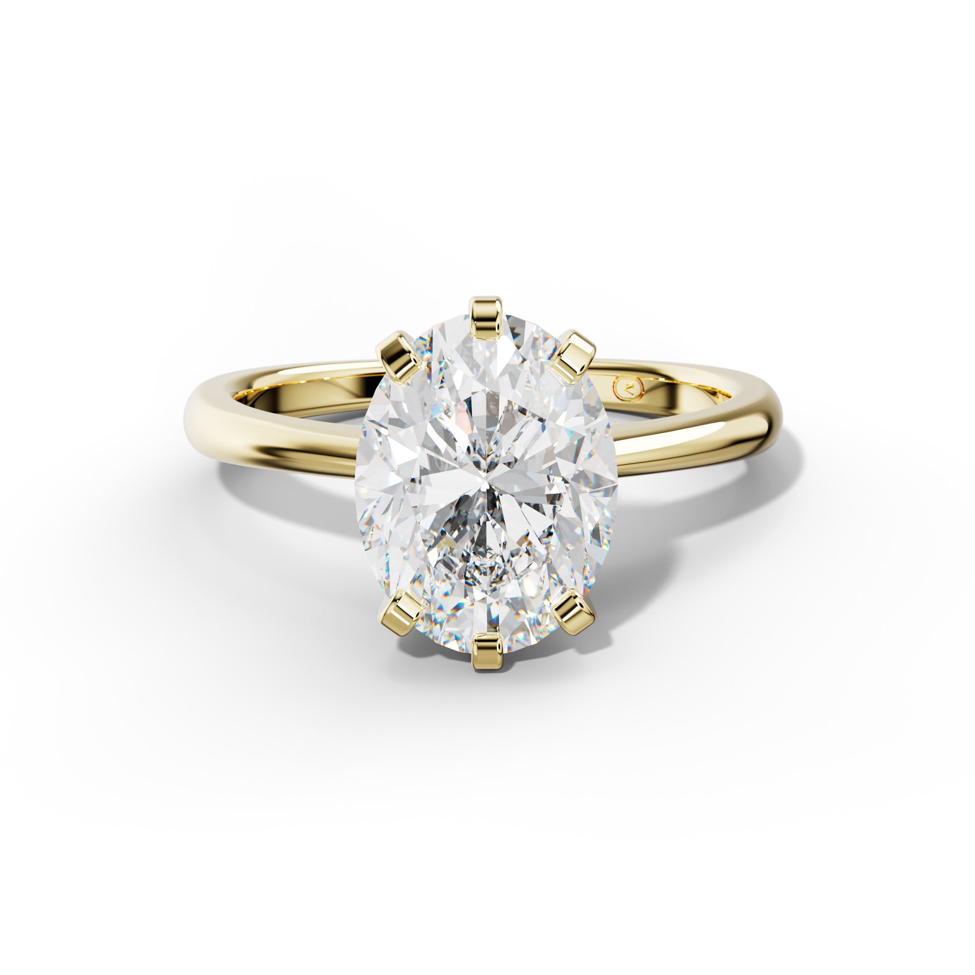 Molly Oval Diamond Engagement Ring