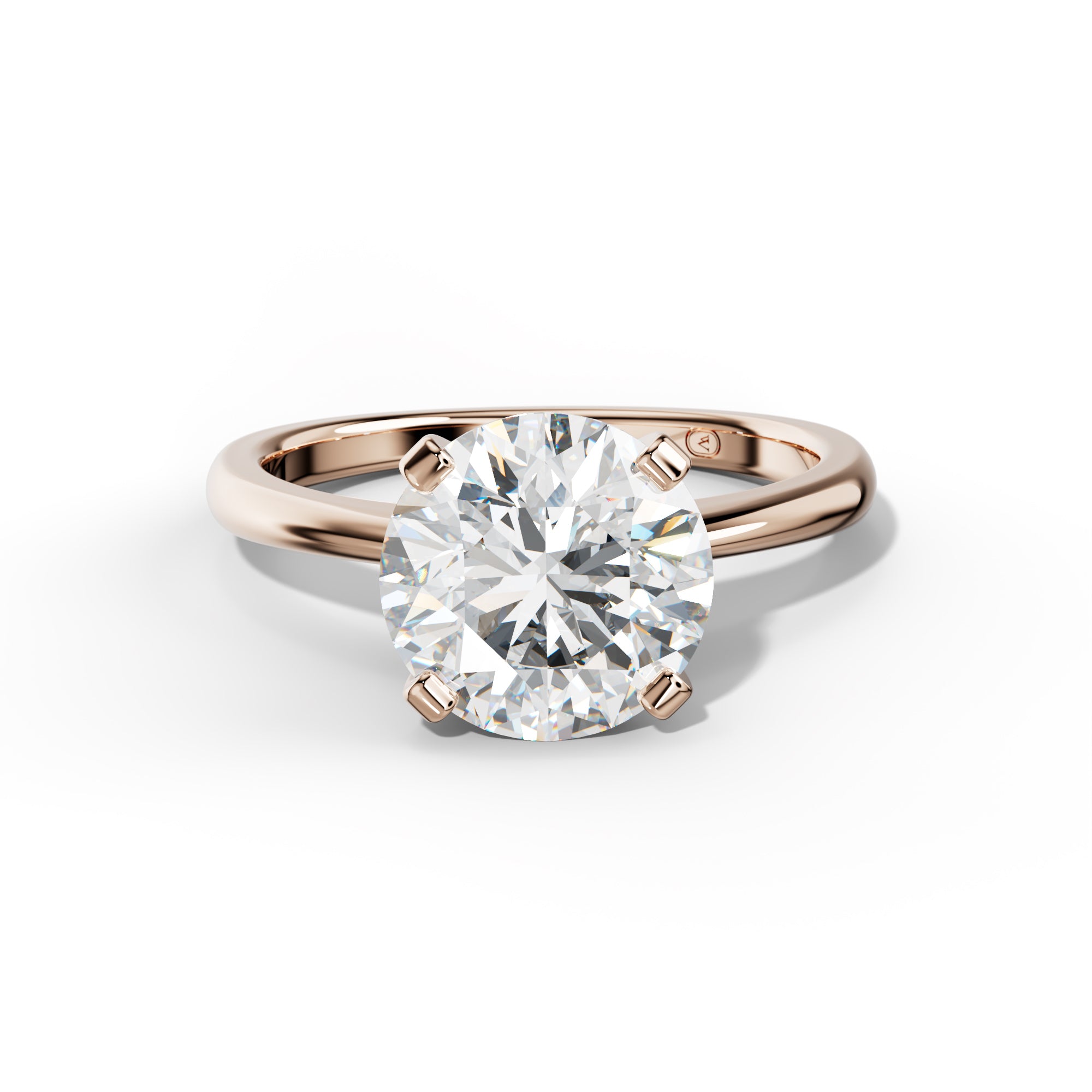 Alison Round Diamond Engagement Ring