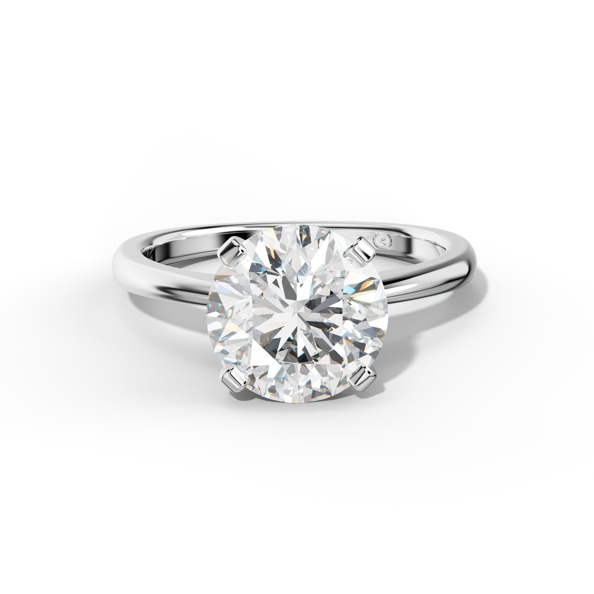 Alison Round Diamond Engagement Ring
