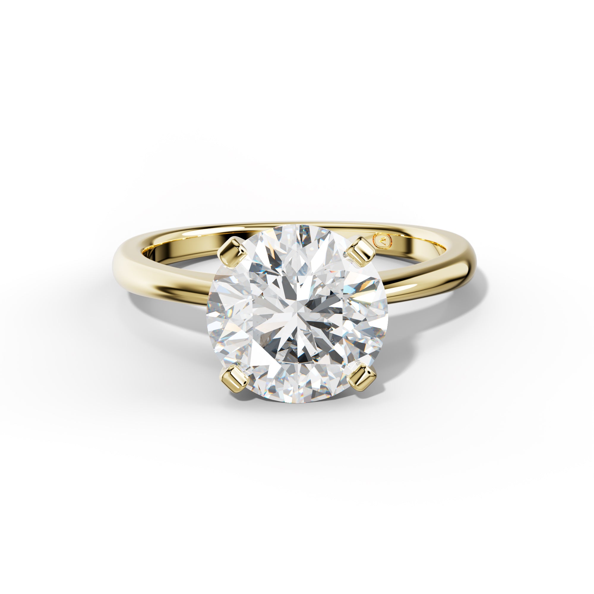 Alison Round Diamond Engagement Ring