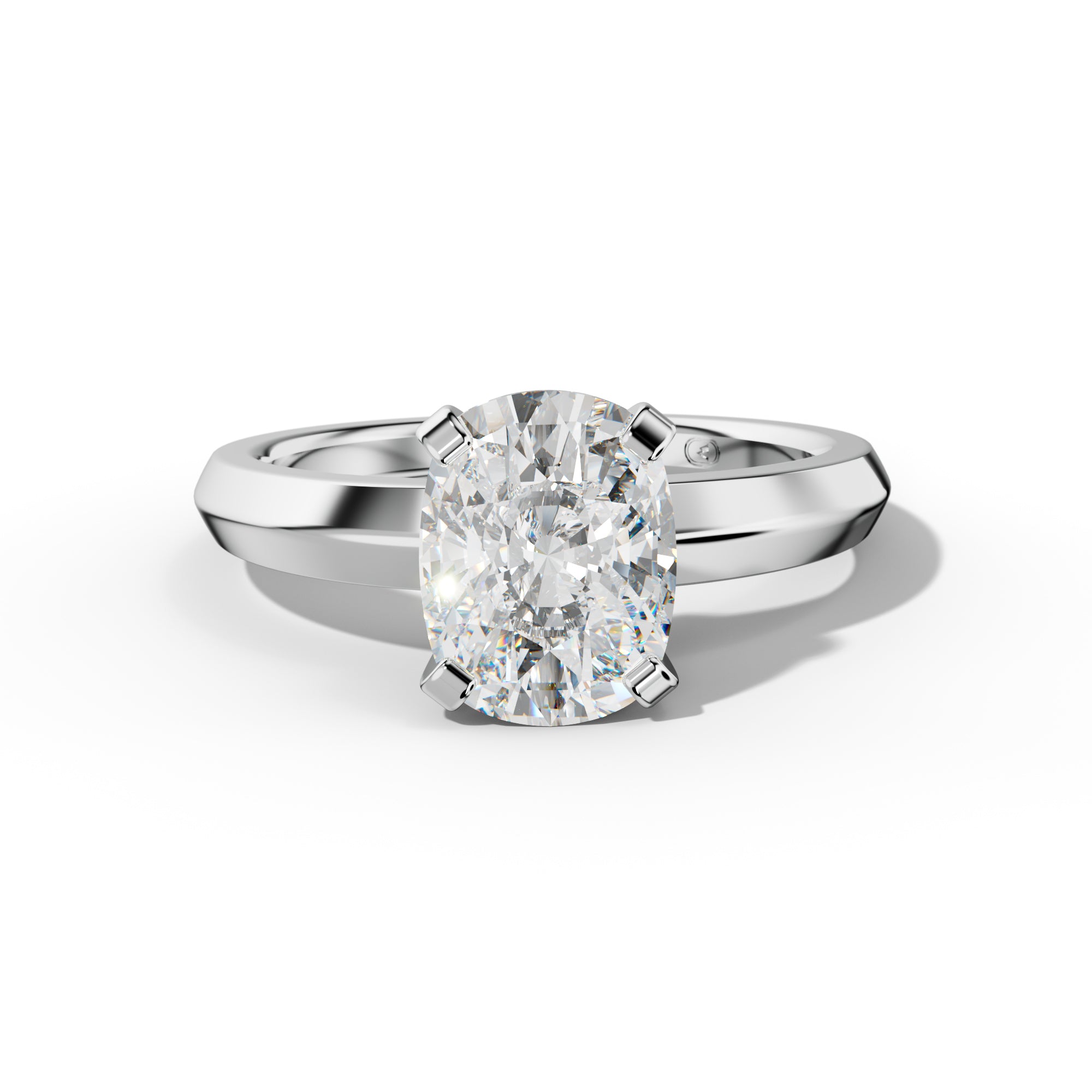 Nia Elongated Cushion Diamond Engagement Ring