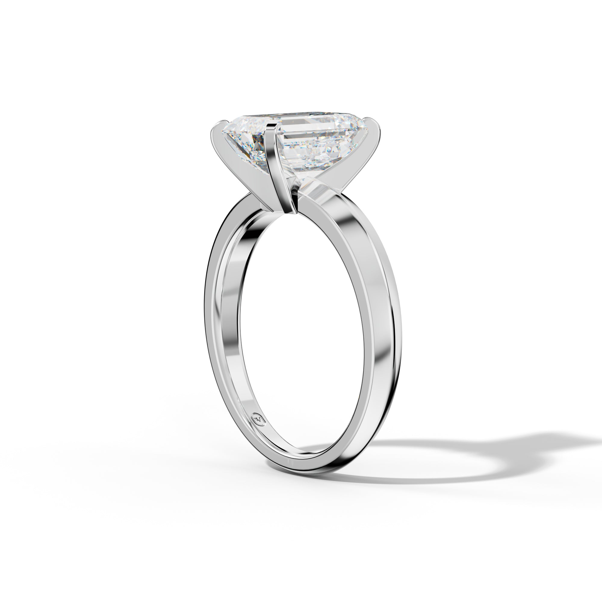Nia Emerald Cut Engagement Ring