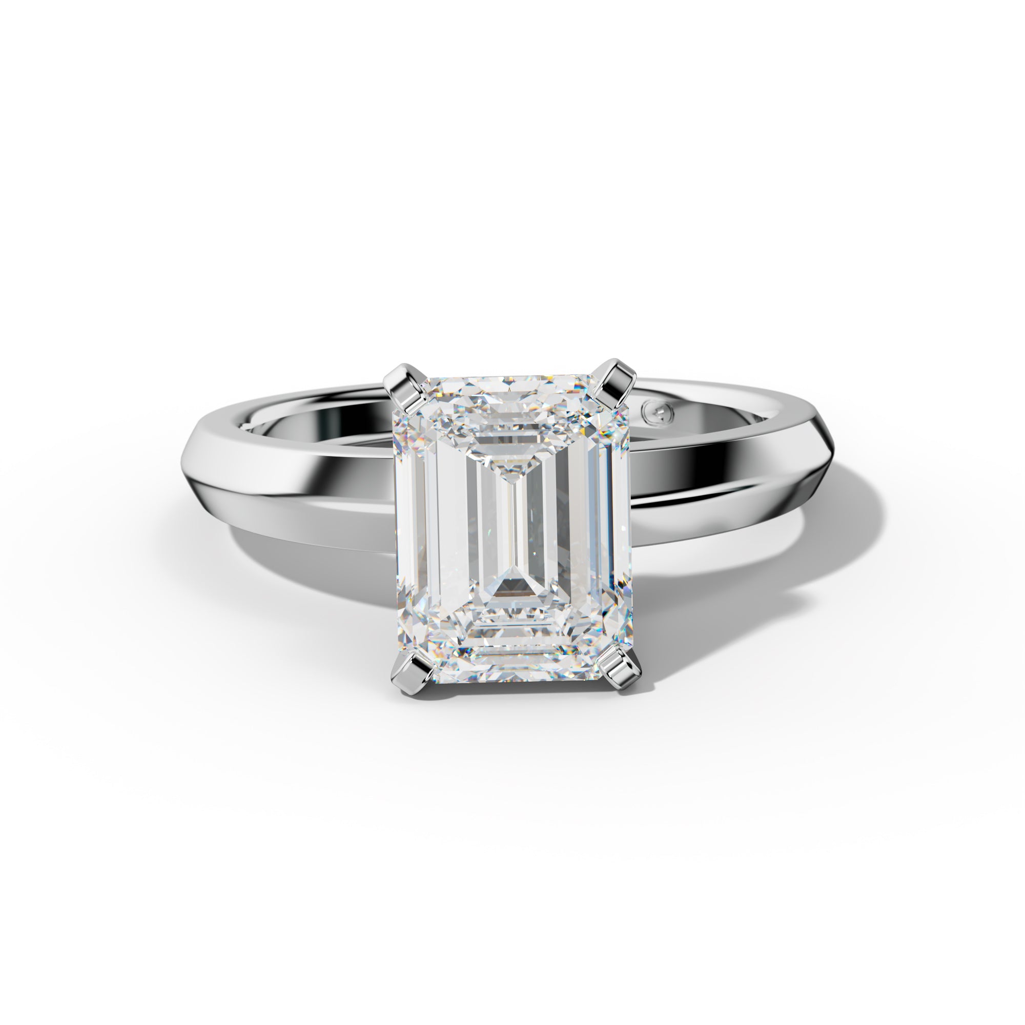 Nia Emerald Cut Engagement Ring