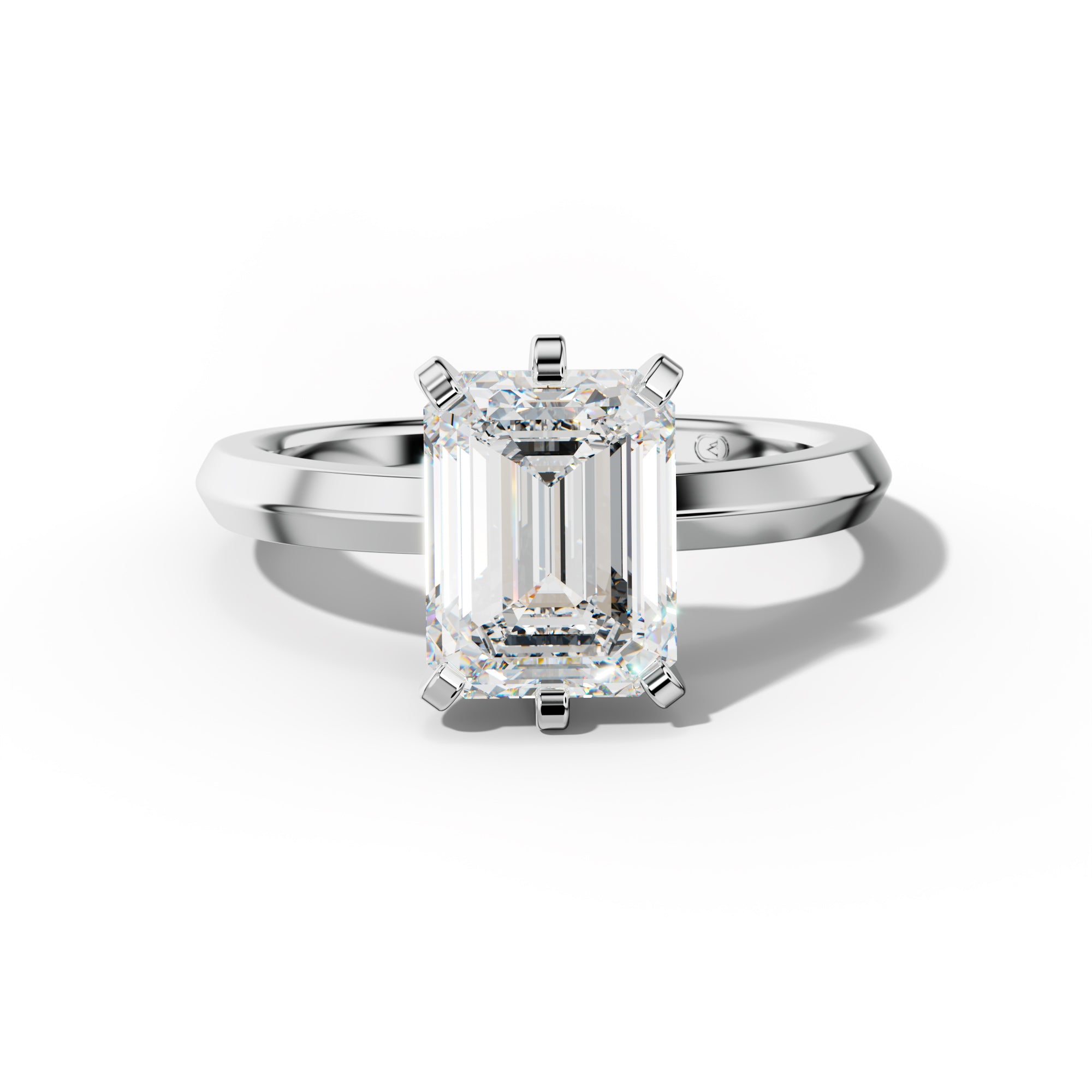 Lina Emerald Cut Engagement Ring