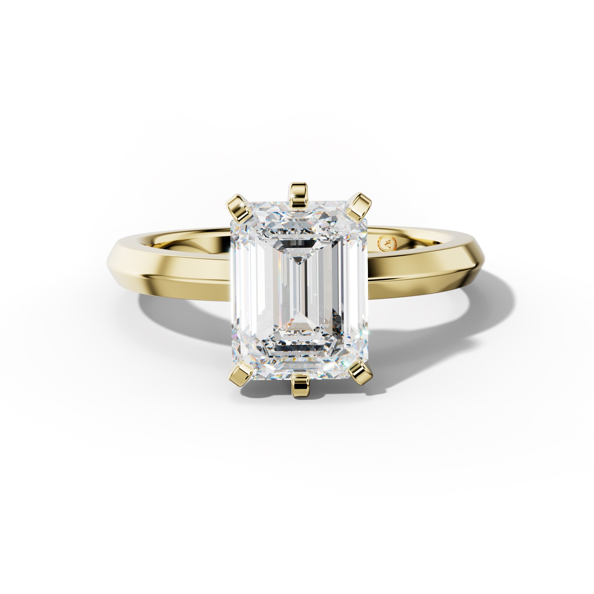 Lina Emerald Cut Engagement Ring