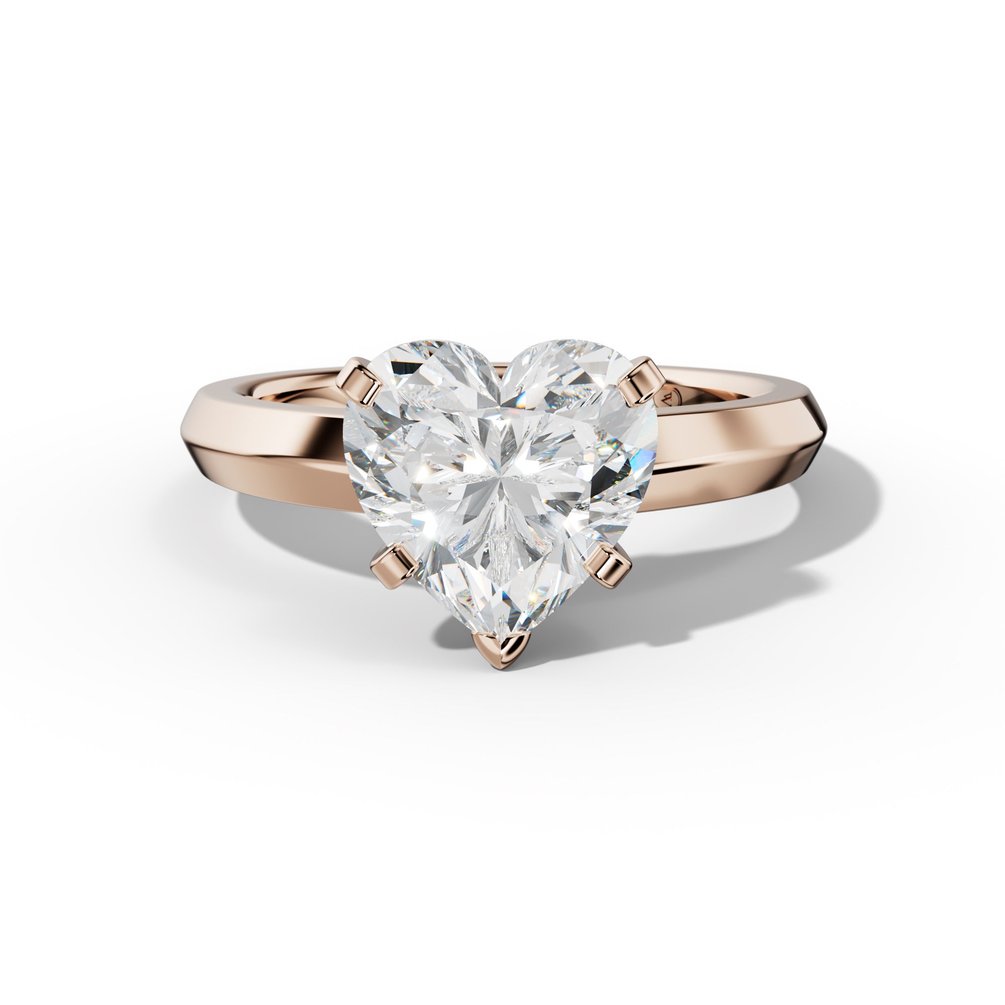 Lina Heart Diamond Engagement Ring