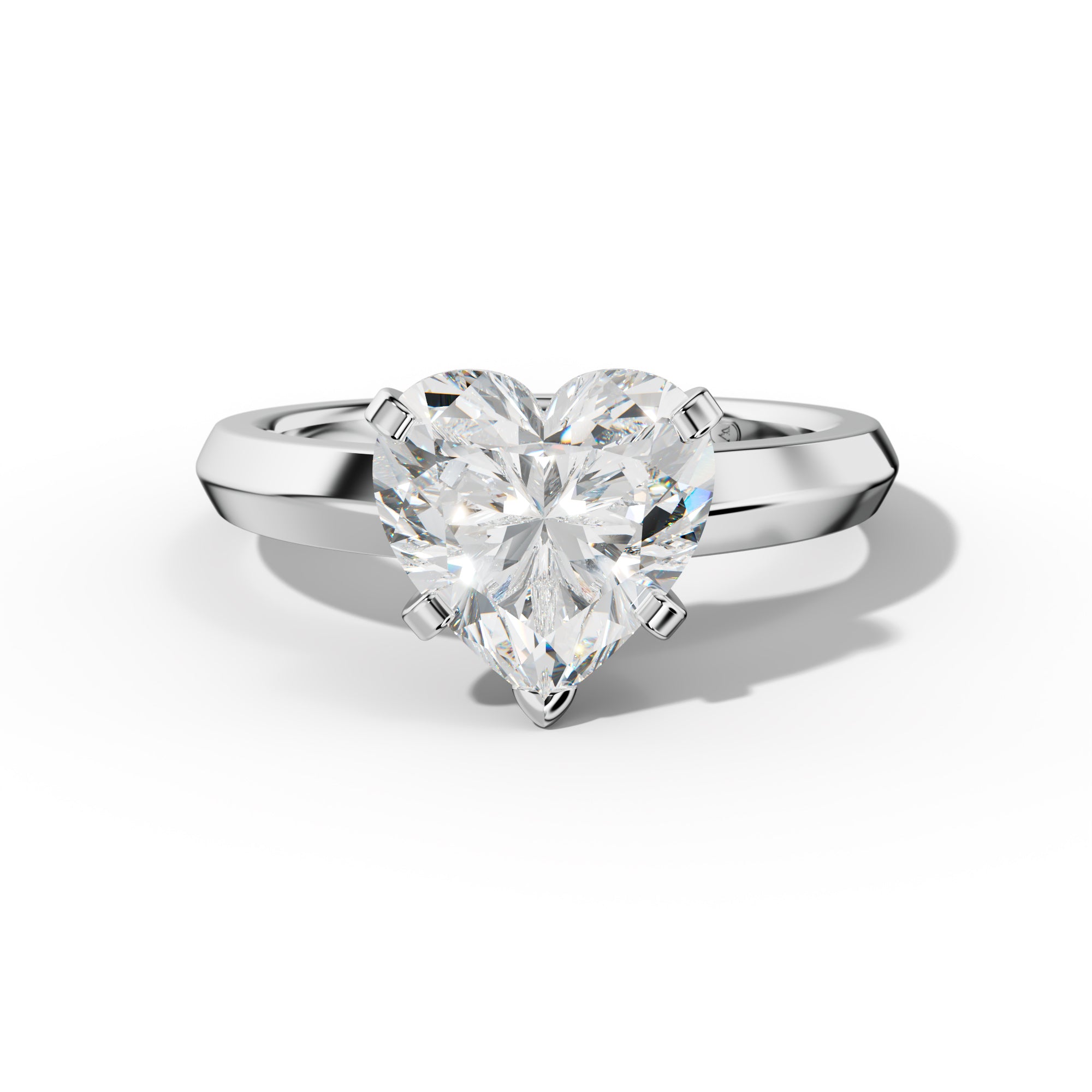 Lina Heart Diamond Engagement Ring