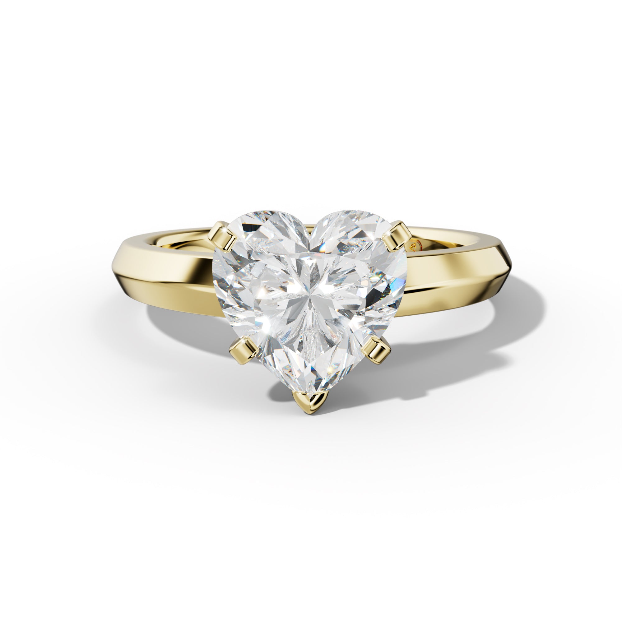 Lina Heart Diamond Engagement Ring