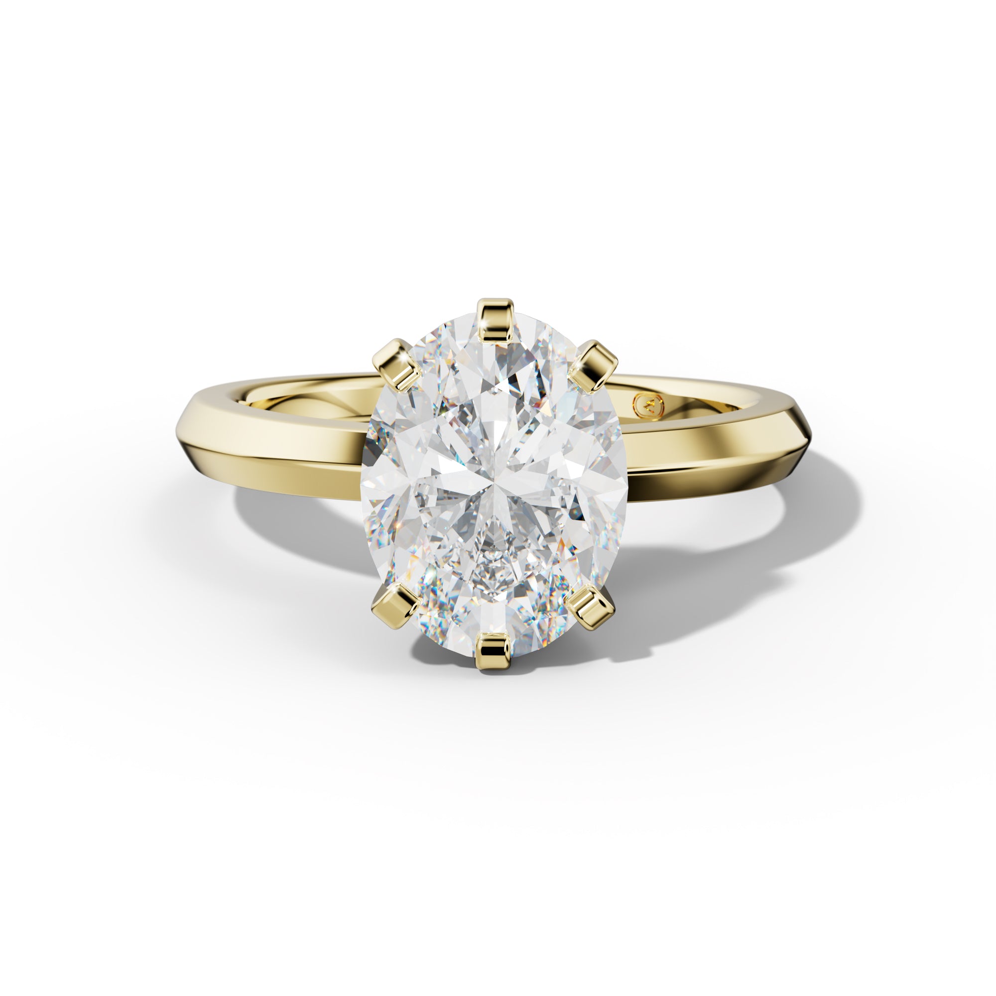 Lina Oval Diamond Engagement Ring