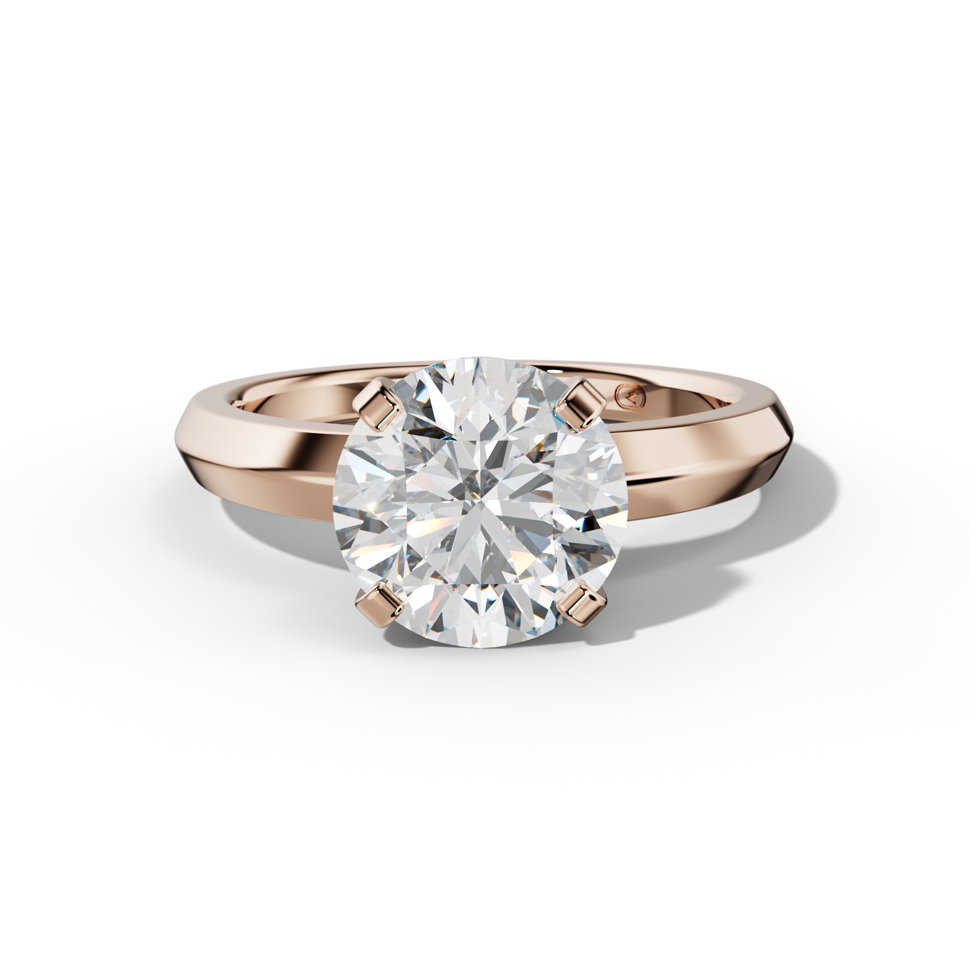 Nia Round Diamond Engagement Ring