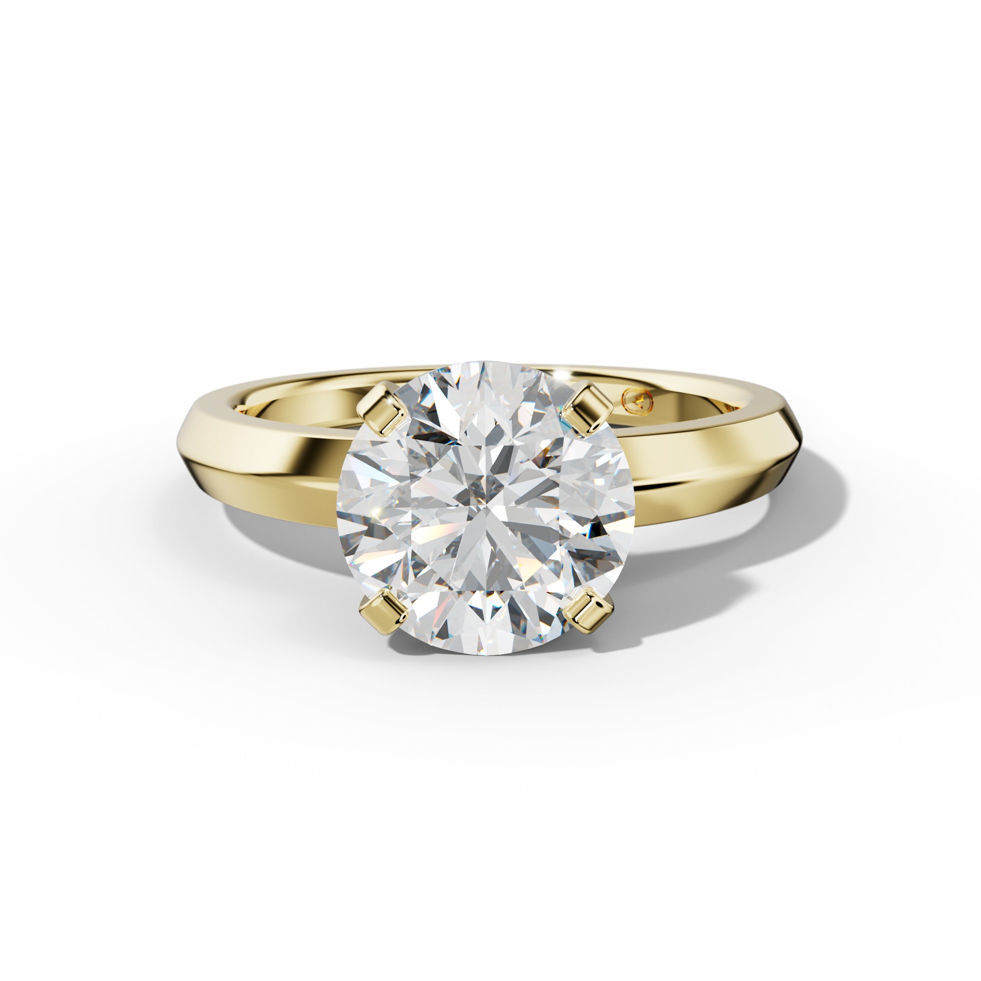 Nia Round Diamond Engagement Ring