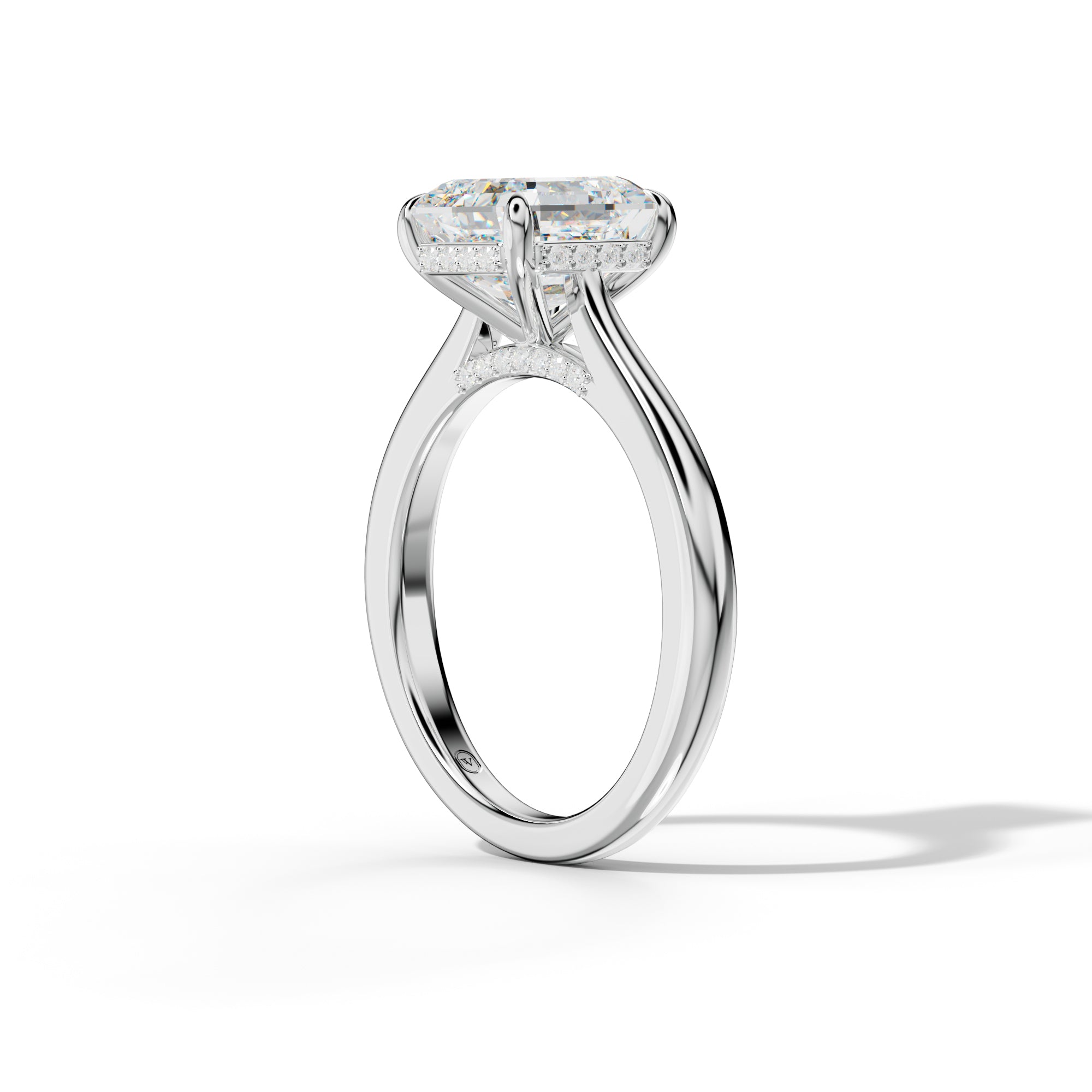 Millie Asscher Diamond Engagement Ring