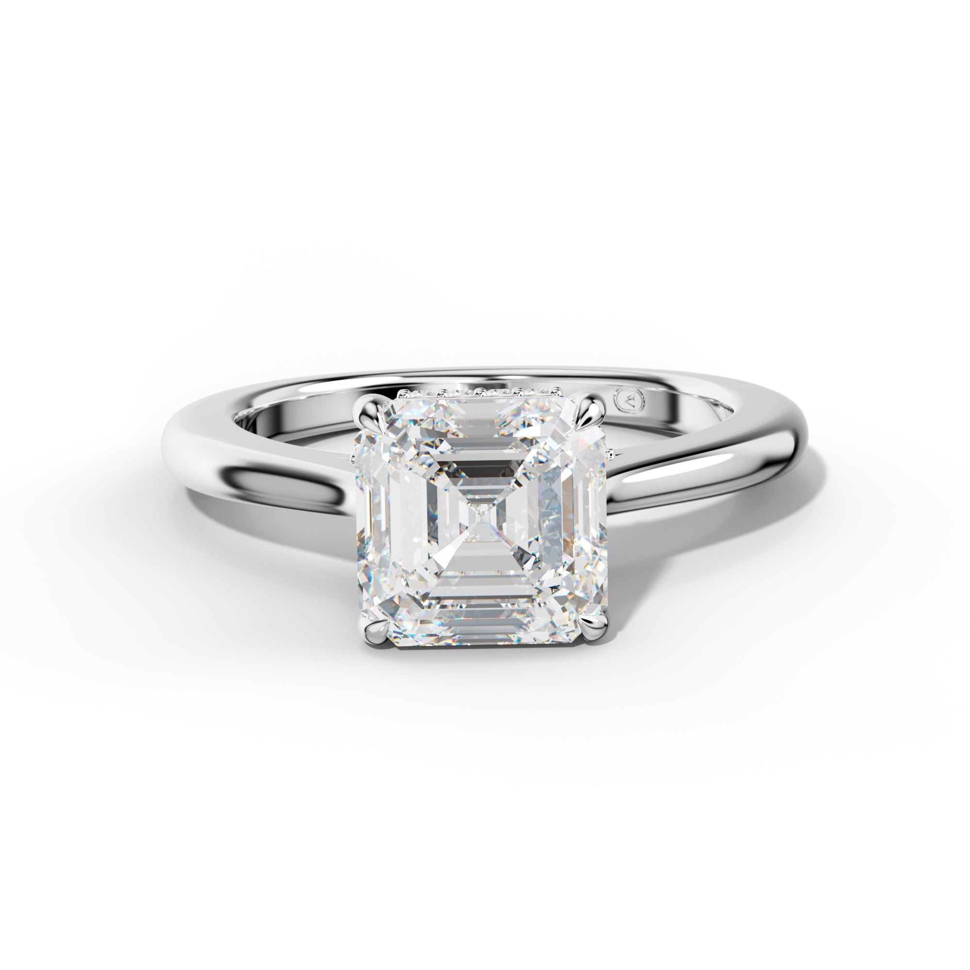 Millie Asscher Diamond Engagement Ring