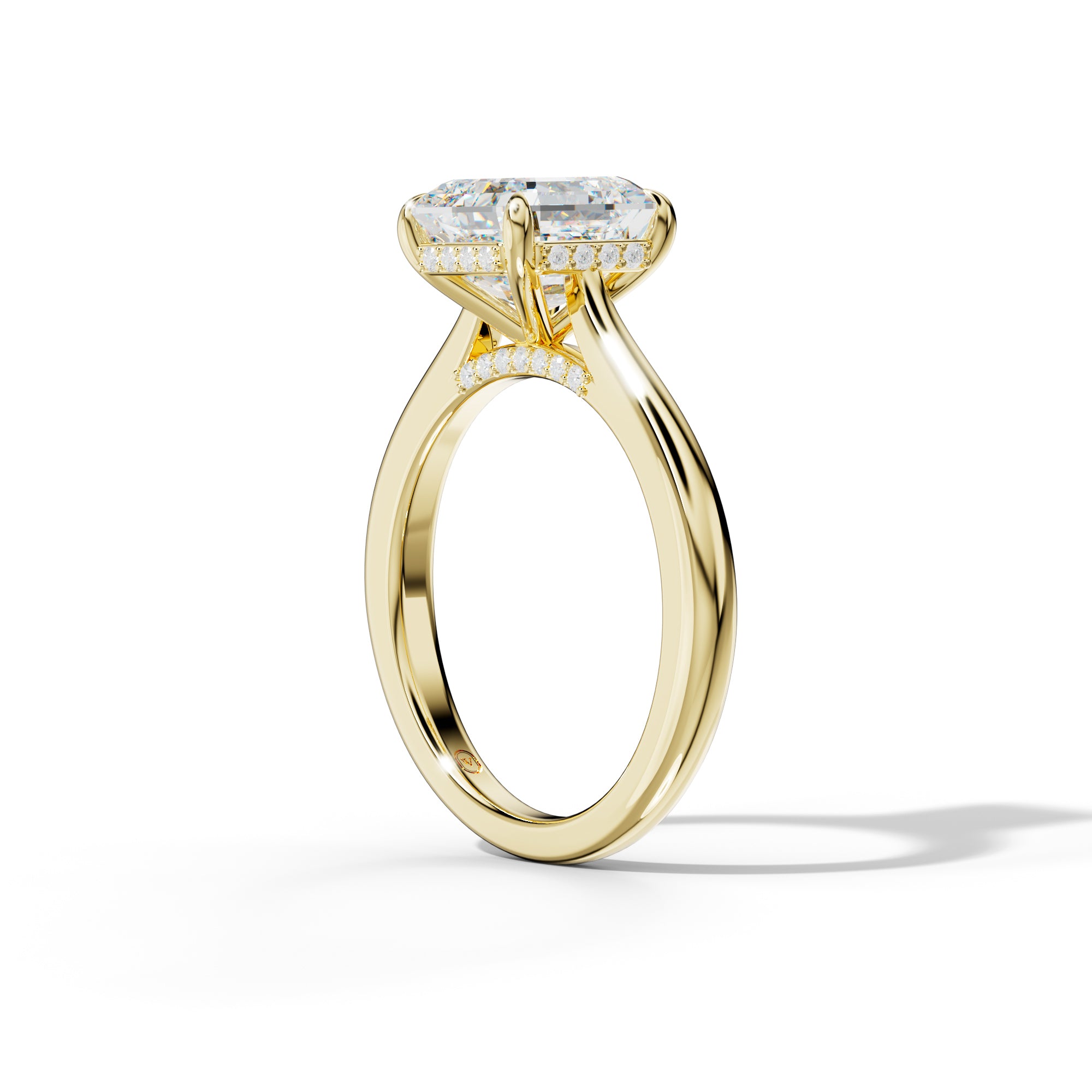 Millie Asscher Diamond Engagement Ring