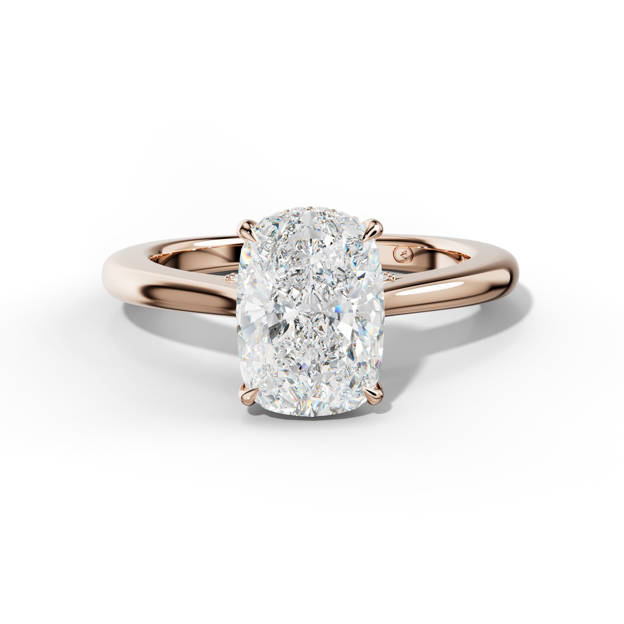 Millie Elongated Cushion Diamond  Engagement Ring