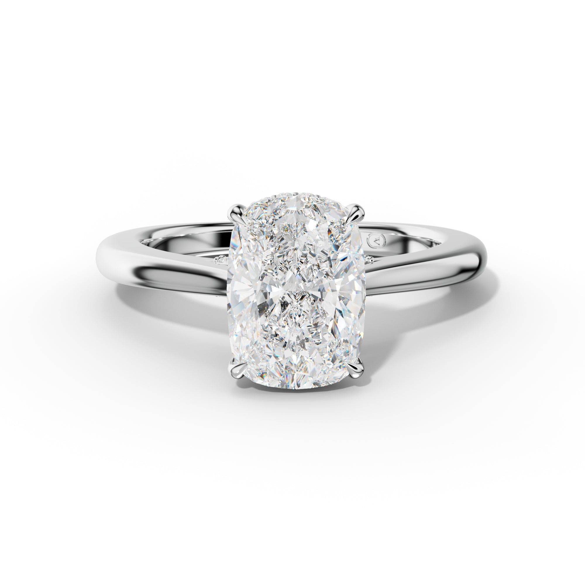 Millie Elongated Cushion Diamond  Engagement Ring