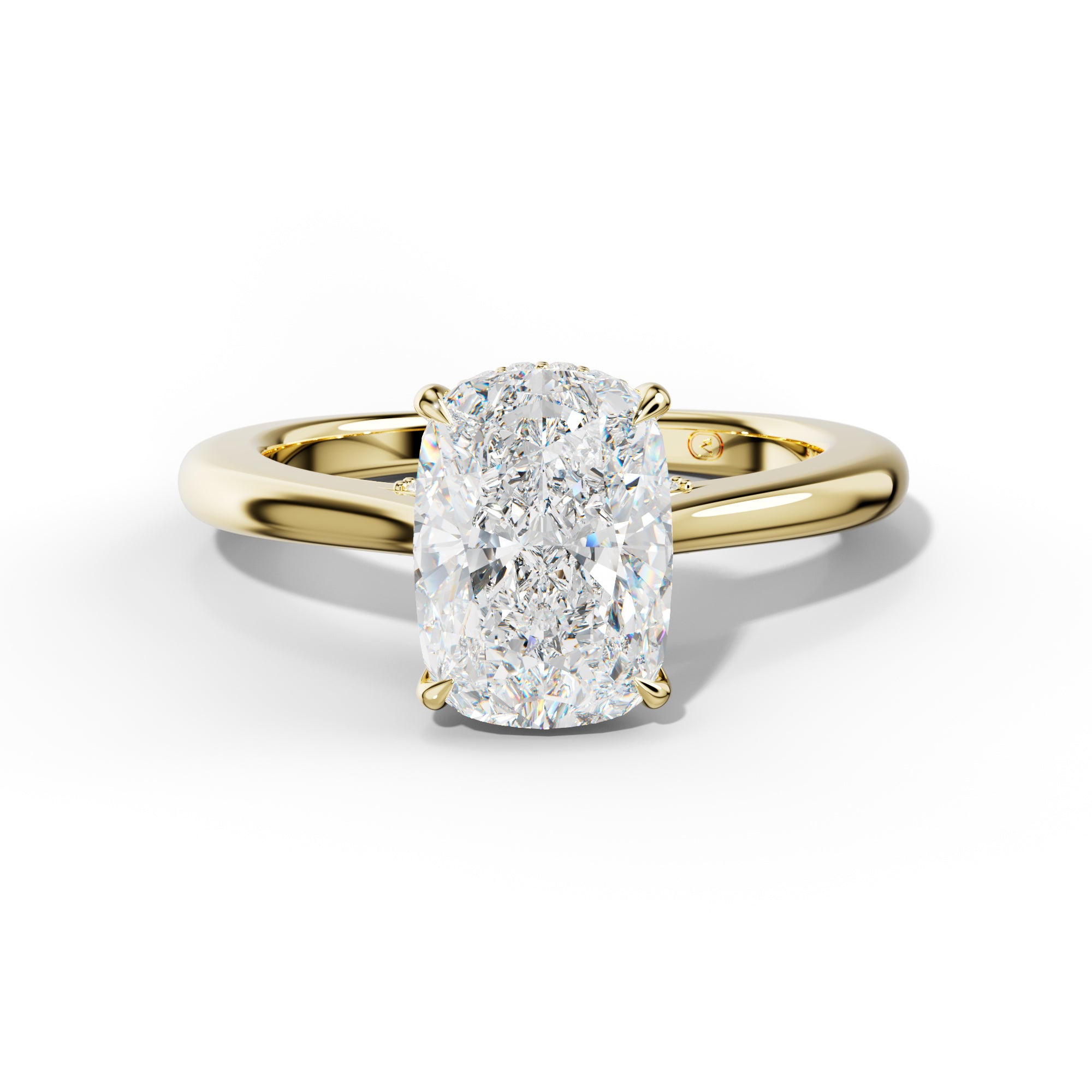Millie Elongated Cushion Diamond  Engagement Ring