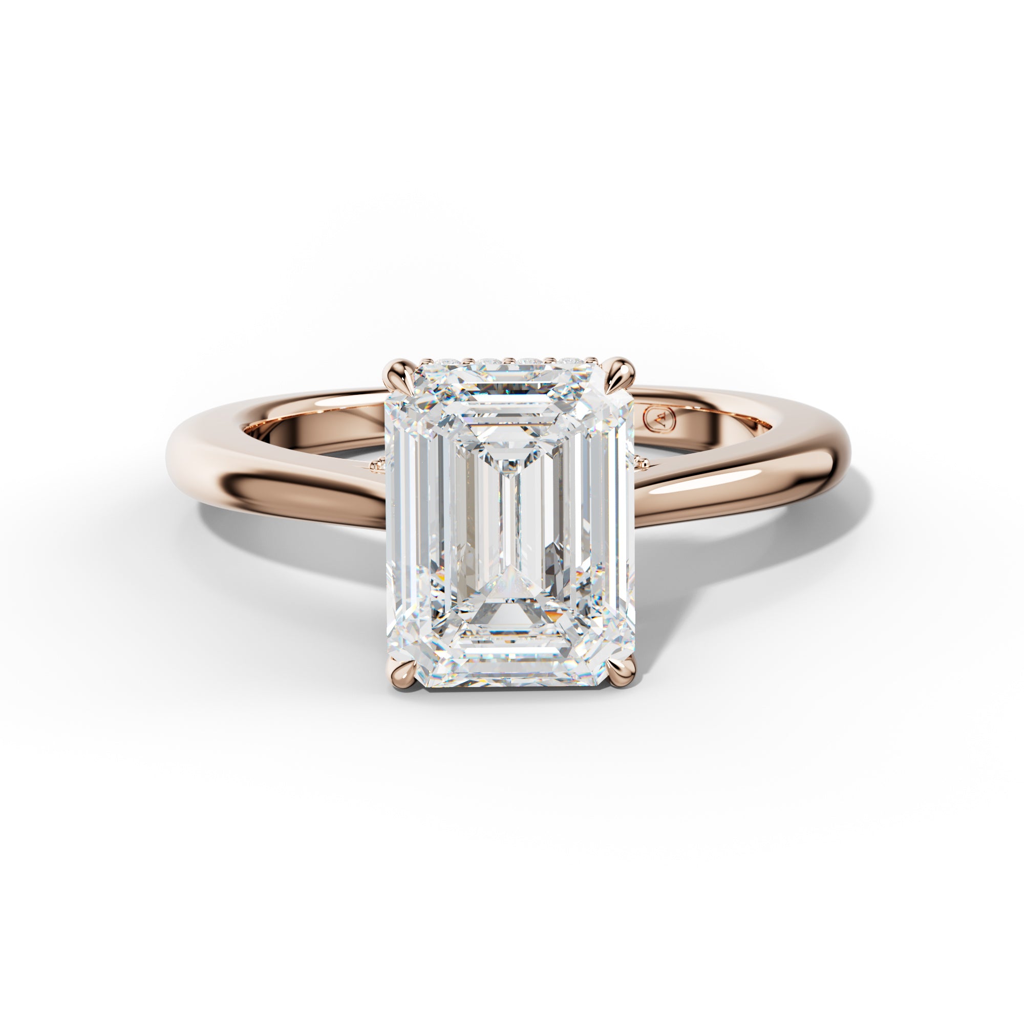 Millie Emerald Cut Engagement Ring