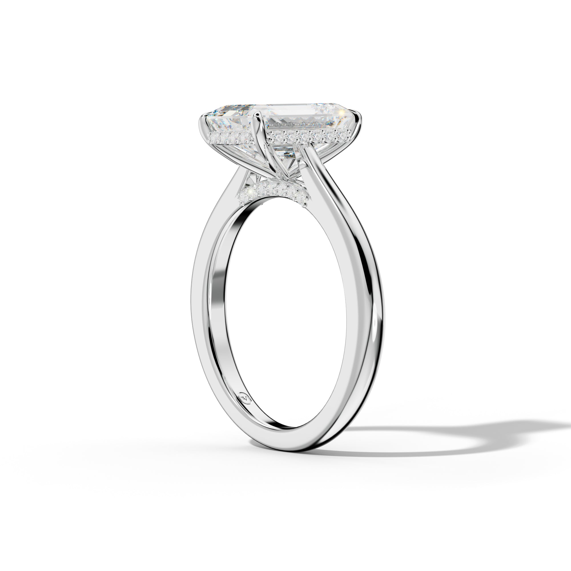 Millie Emerald Cut Engagement Ring