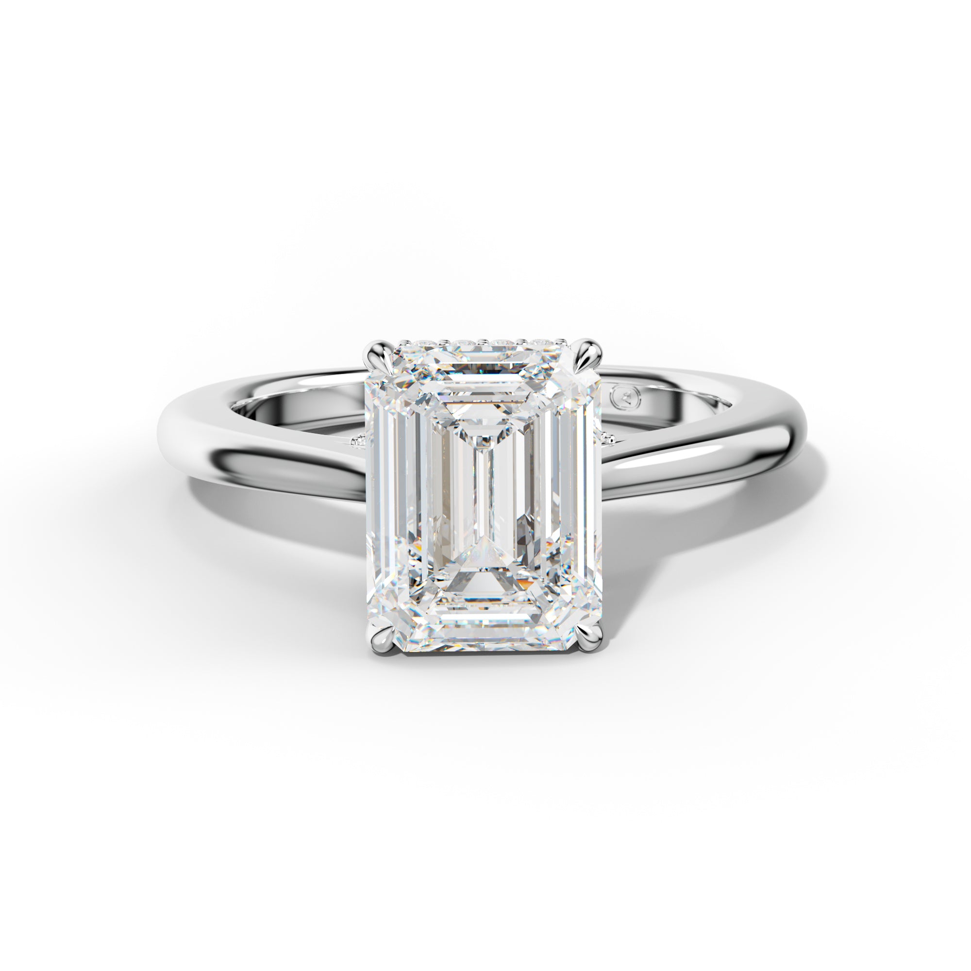 Millie Emerald Cut Engagement Ring