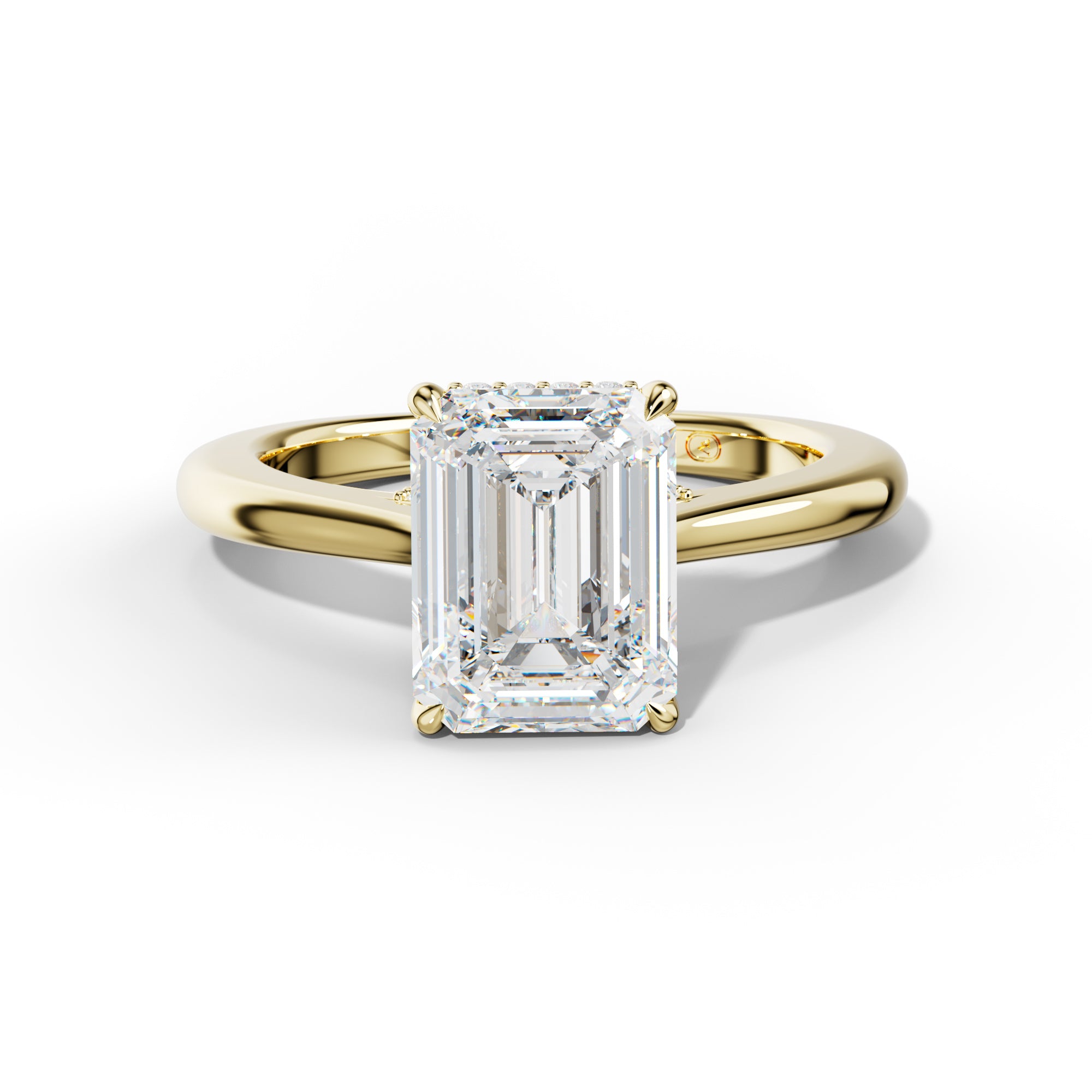 Millie Emerald Cut Engagement Ring