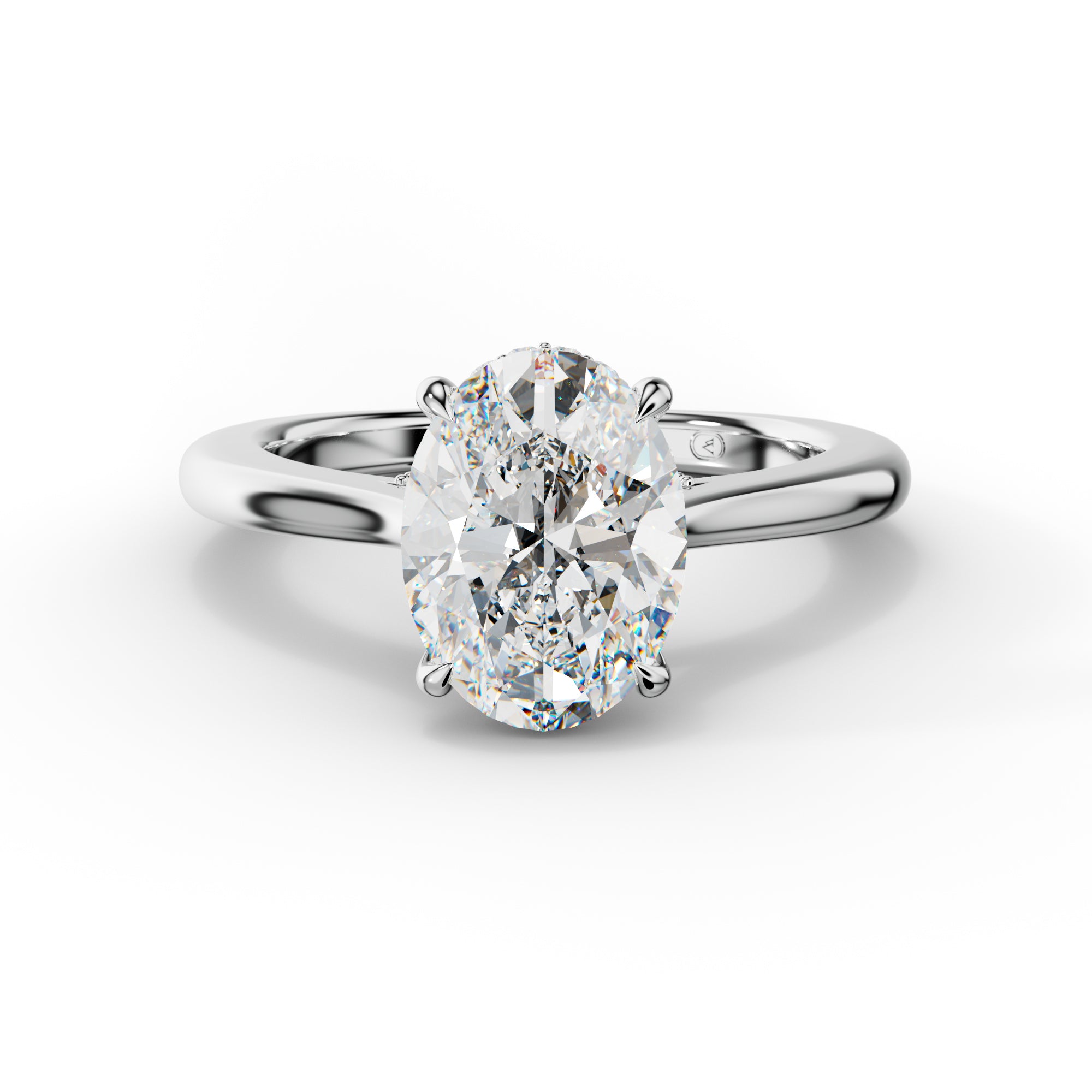 Millie Oval Diamond  Engagement Ring