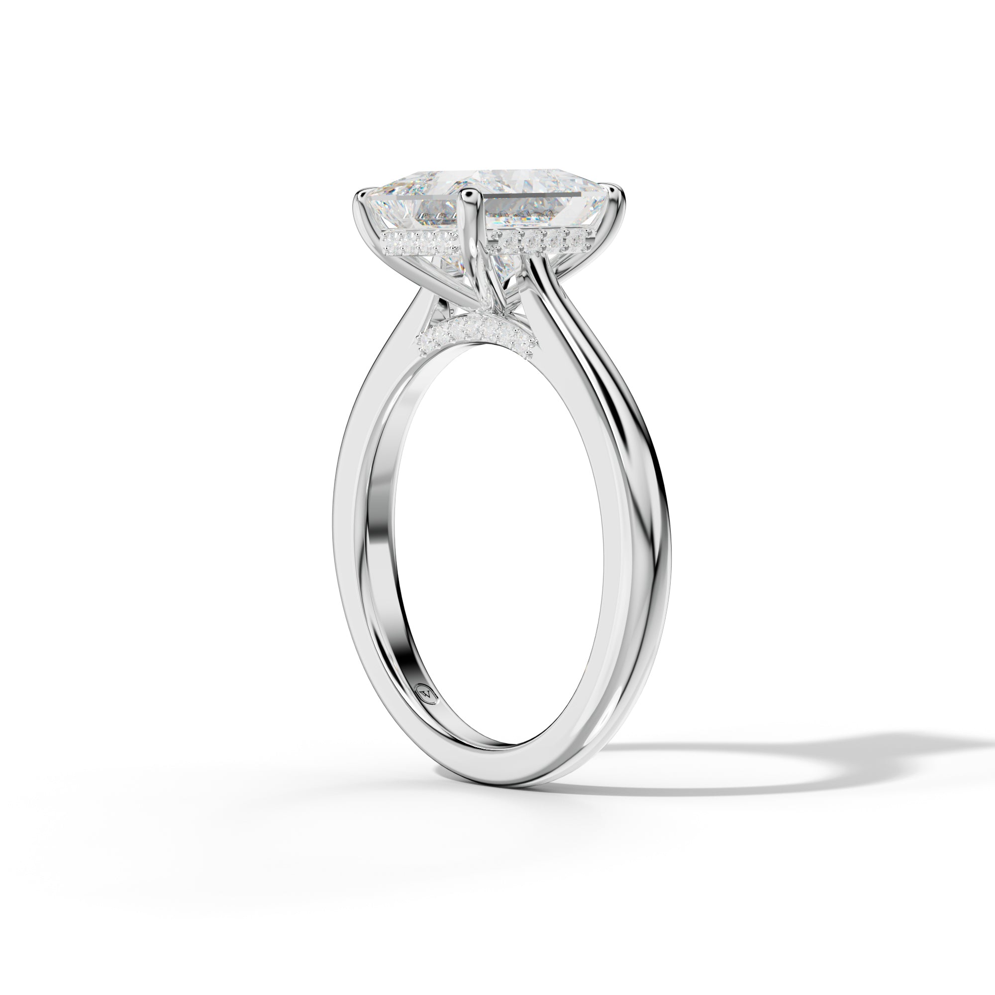 Millie Princess Cut Engagement Ring