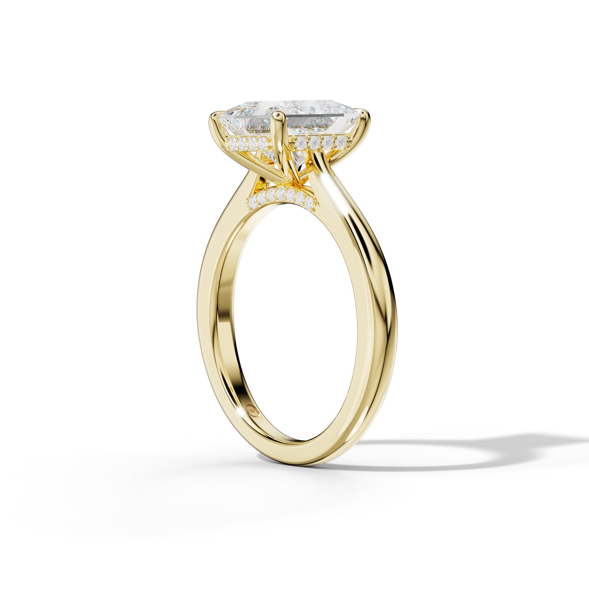 Millie Princess Cut Engagement Ring