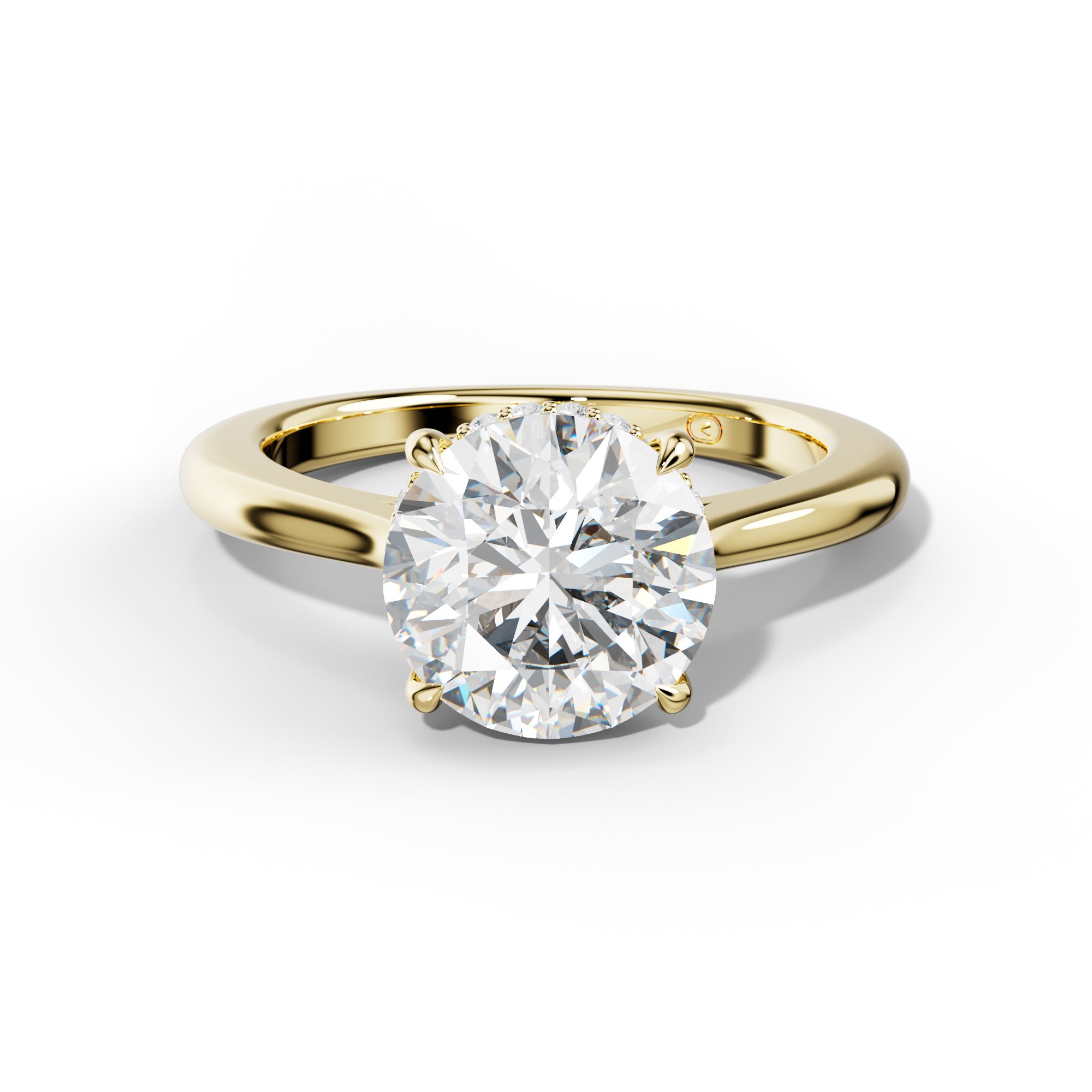 Millie Round Diamond  Engagement Ring