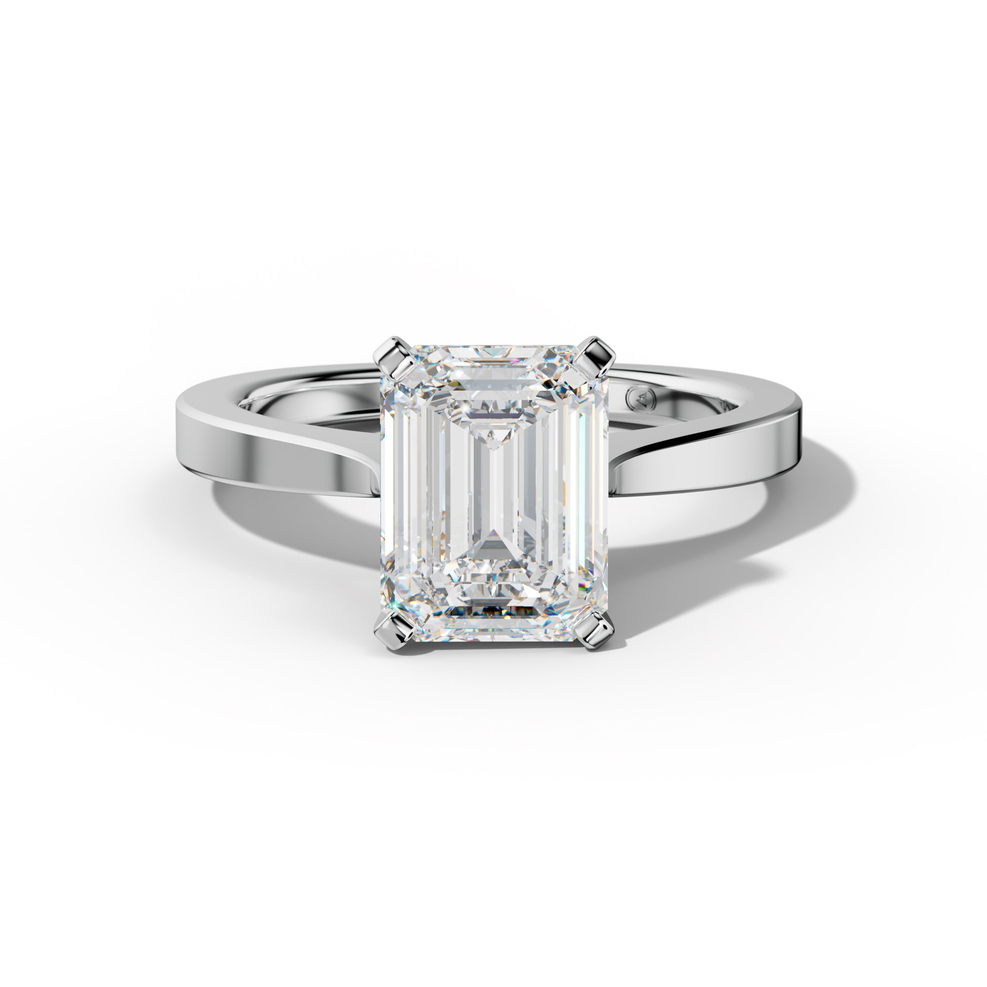 Amaya Emerald Cut Engagement Ring