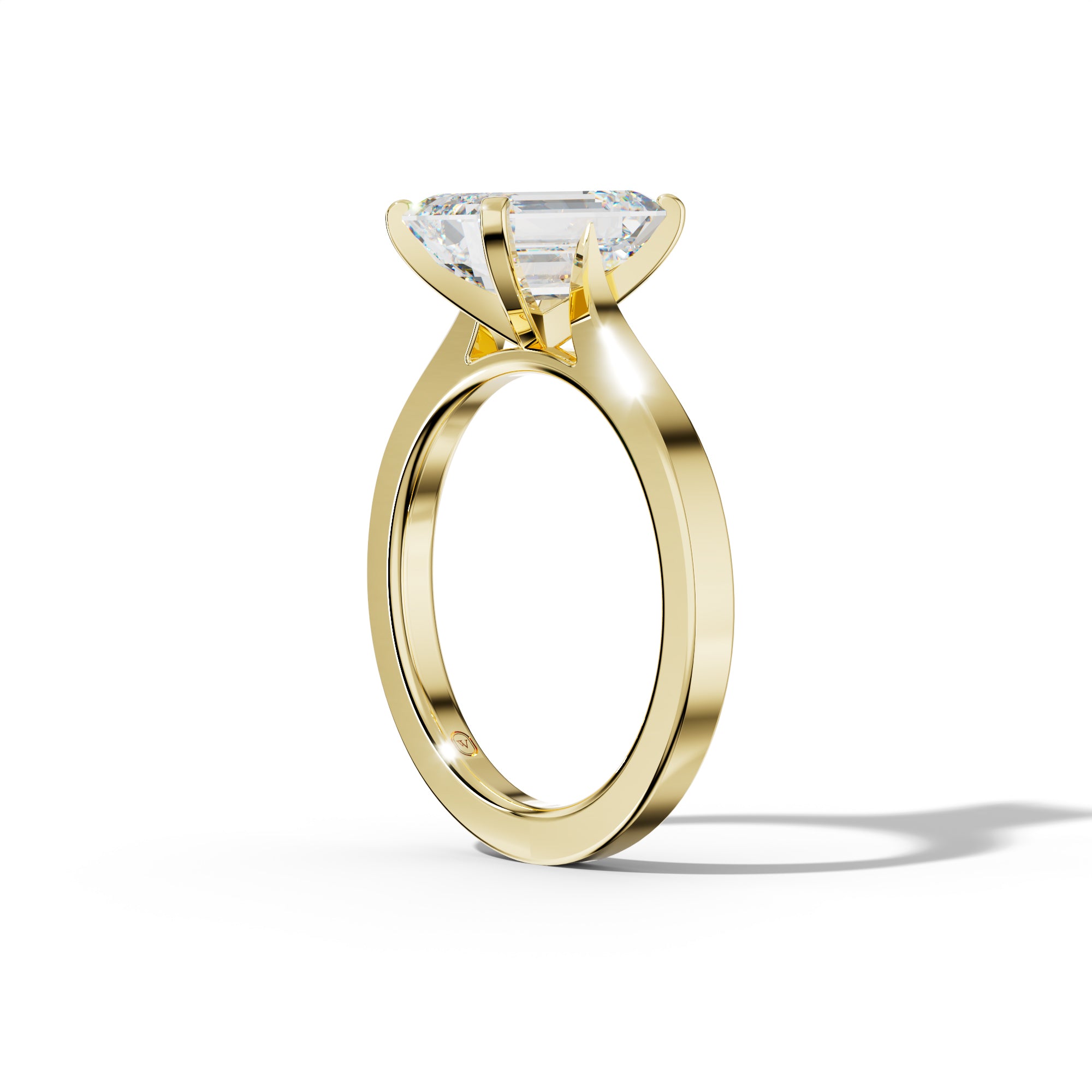 Amaya Emerald Cut Engagement Ring