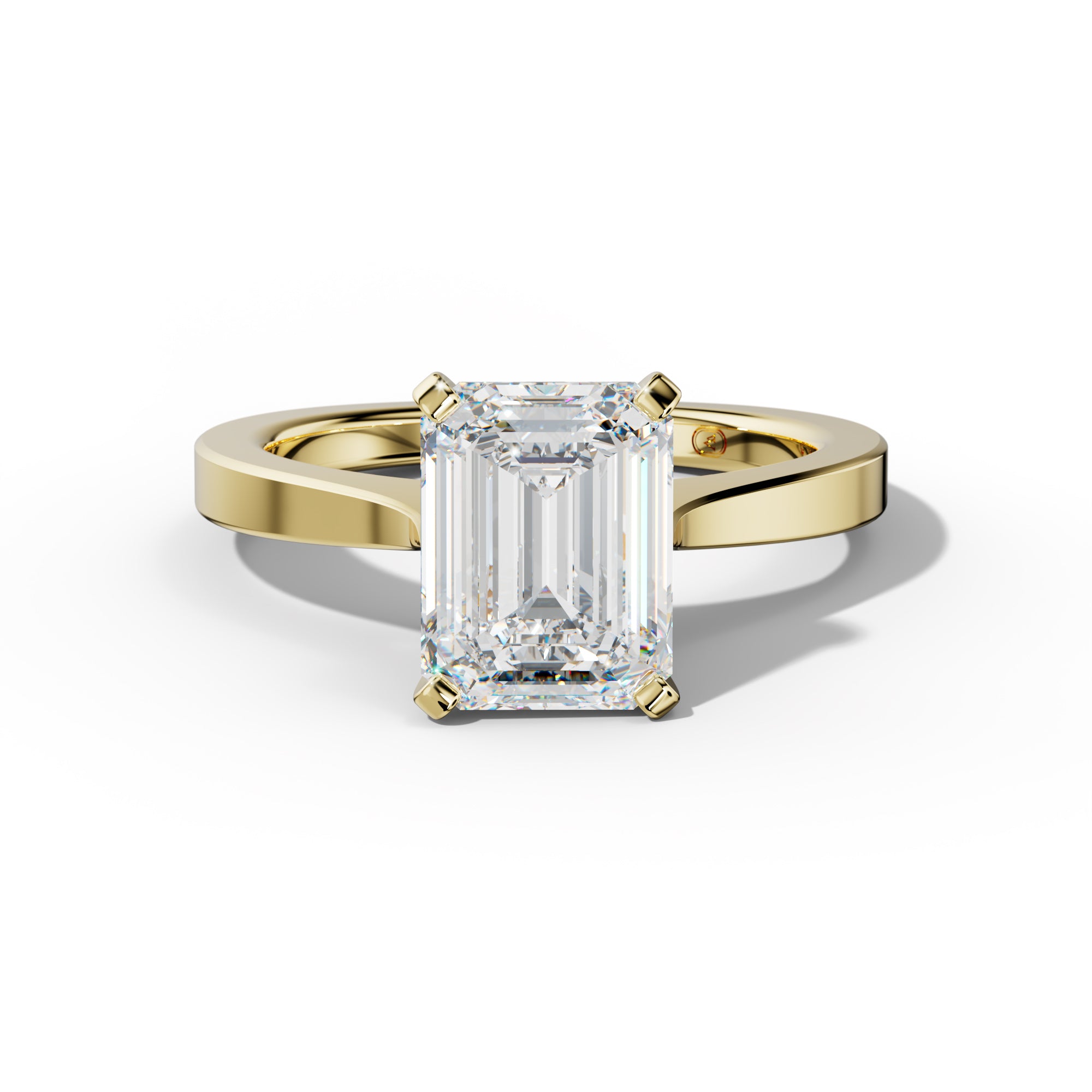 Amaya Emerald Cut Engagement Ring