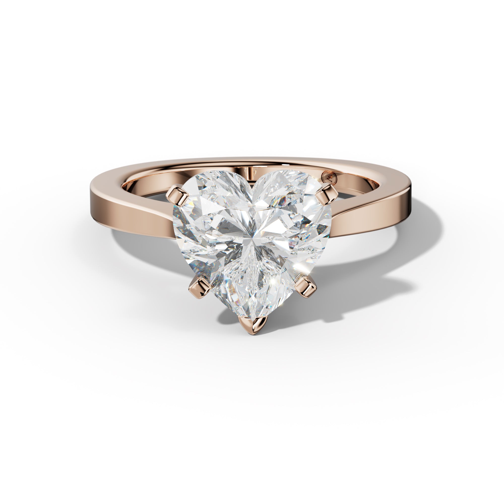 Amaya Heart Diamond Engagement Ring