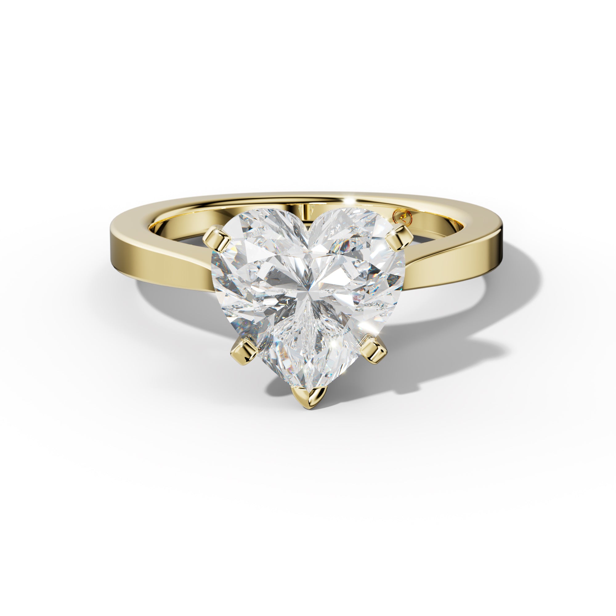 Amaya Heart Diamond Engagement Ring
