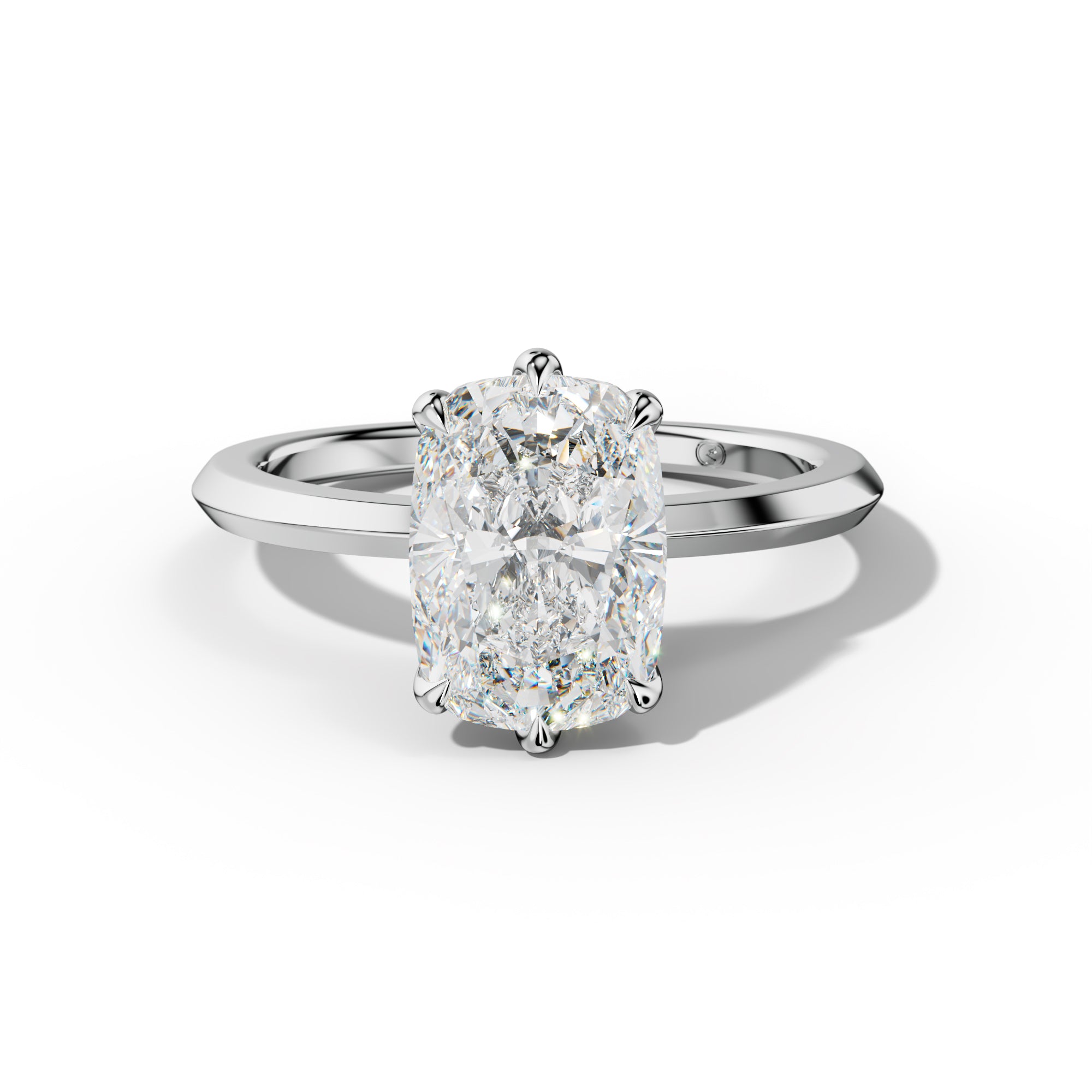 Myra Elongated Cushion Diamond Engagement Ring