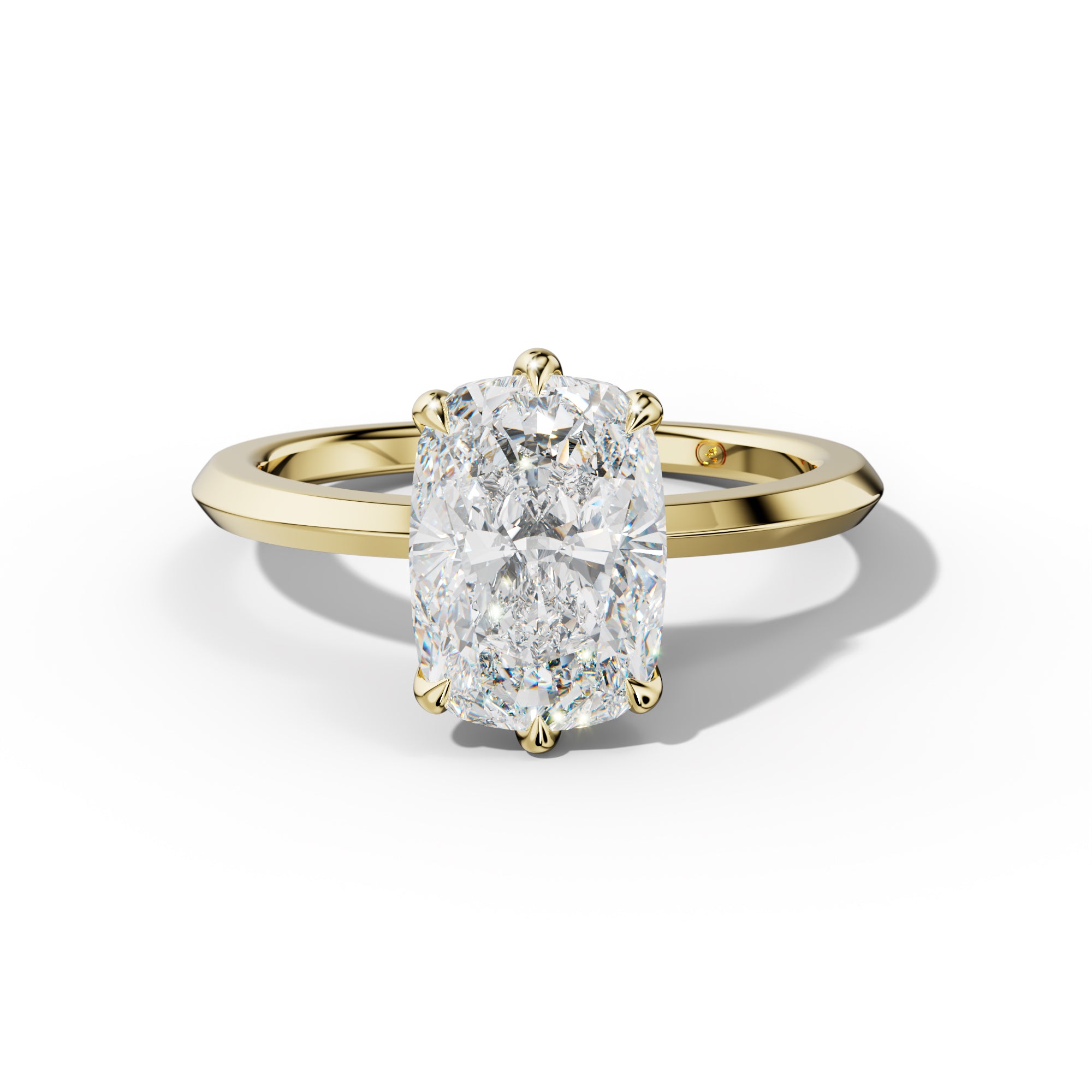 Myra Elongated Cushion Diamond Engagement Ring