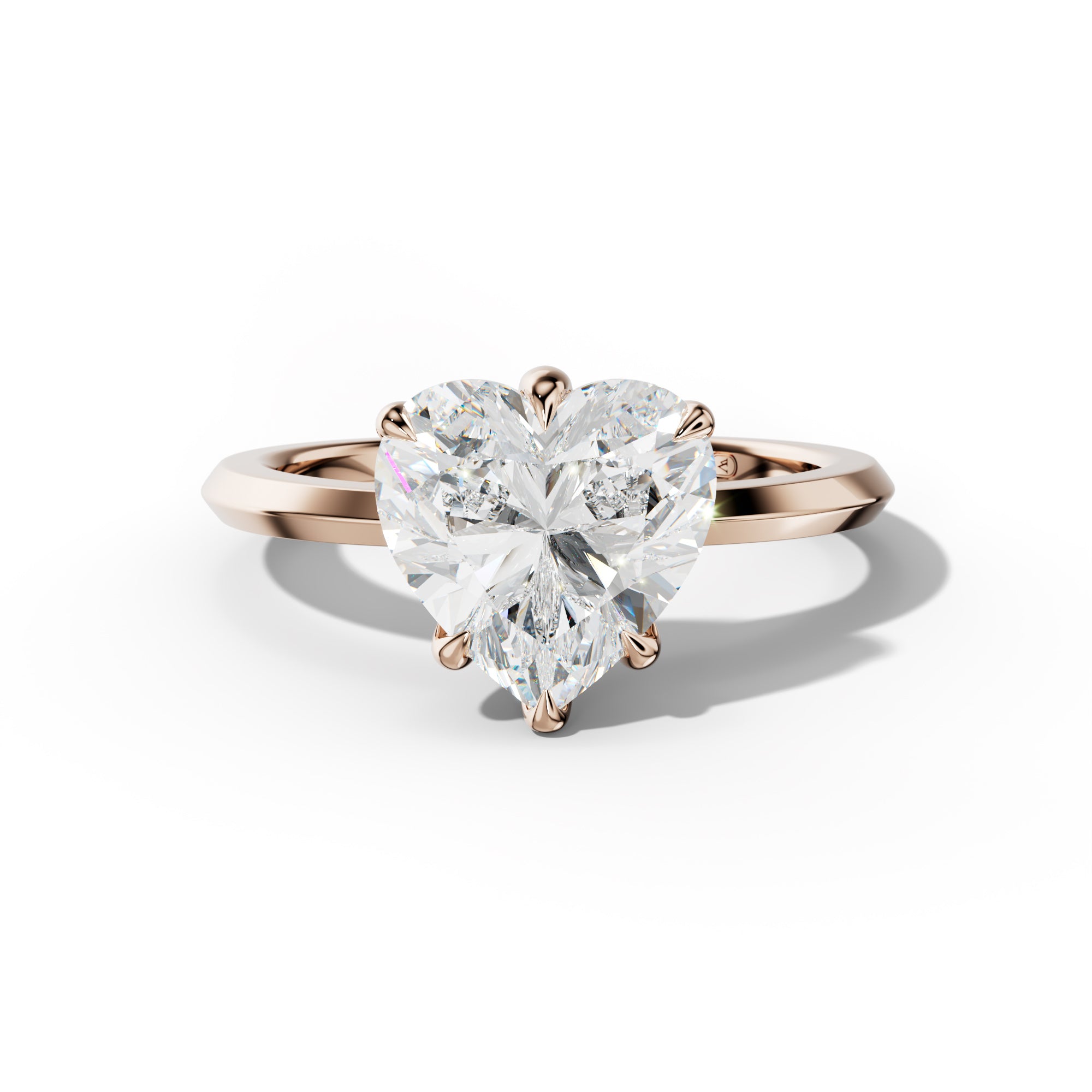 Myra Heart Diamond Engagement Ring