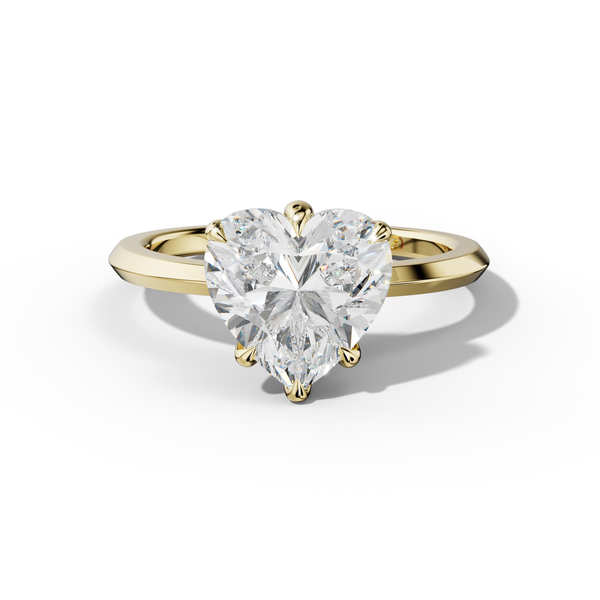 Myra Heart Diamond Engagement Ring
