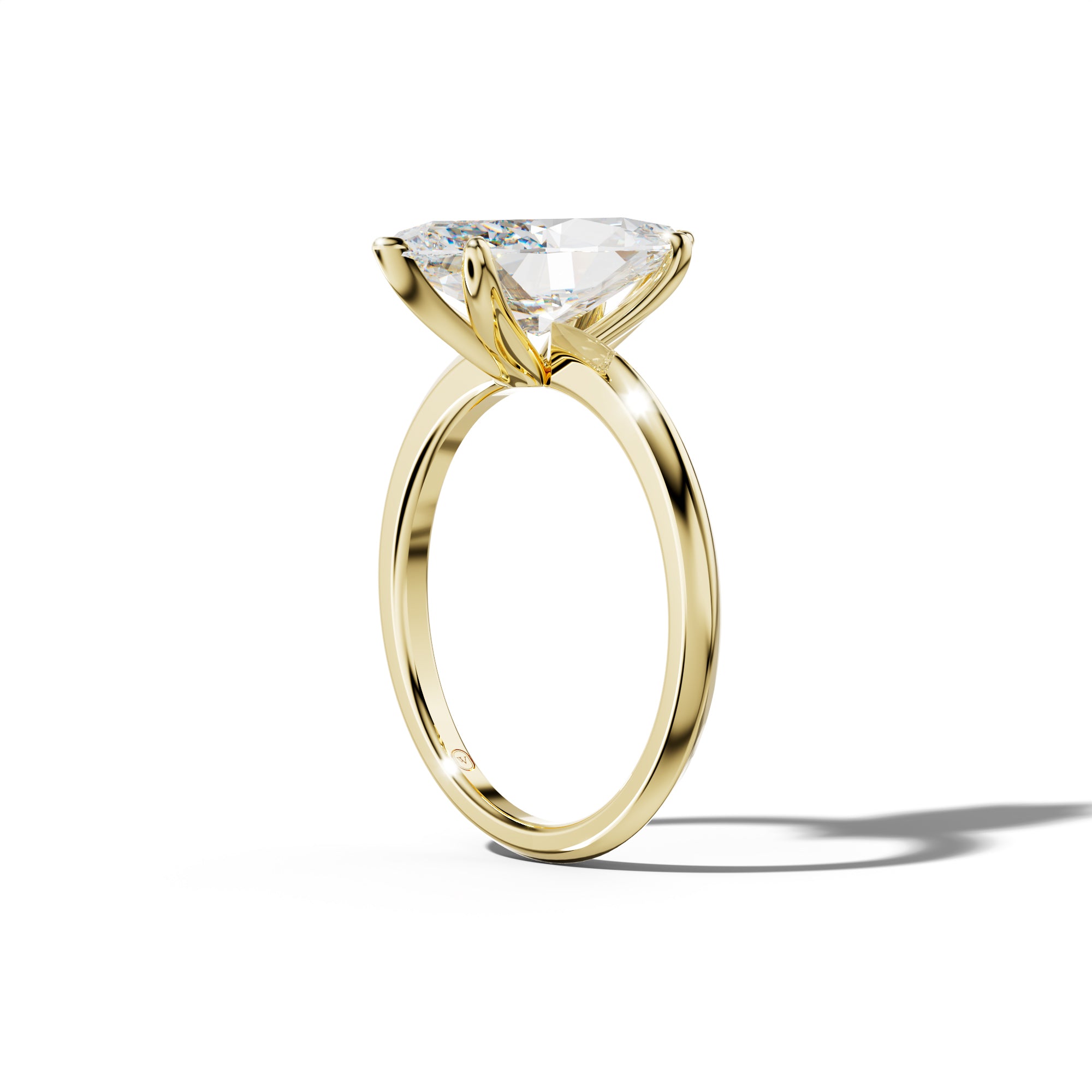 Myra Marquise Diamond Solitaire Six Prong Setting Engagement Ring
