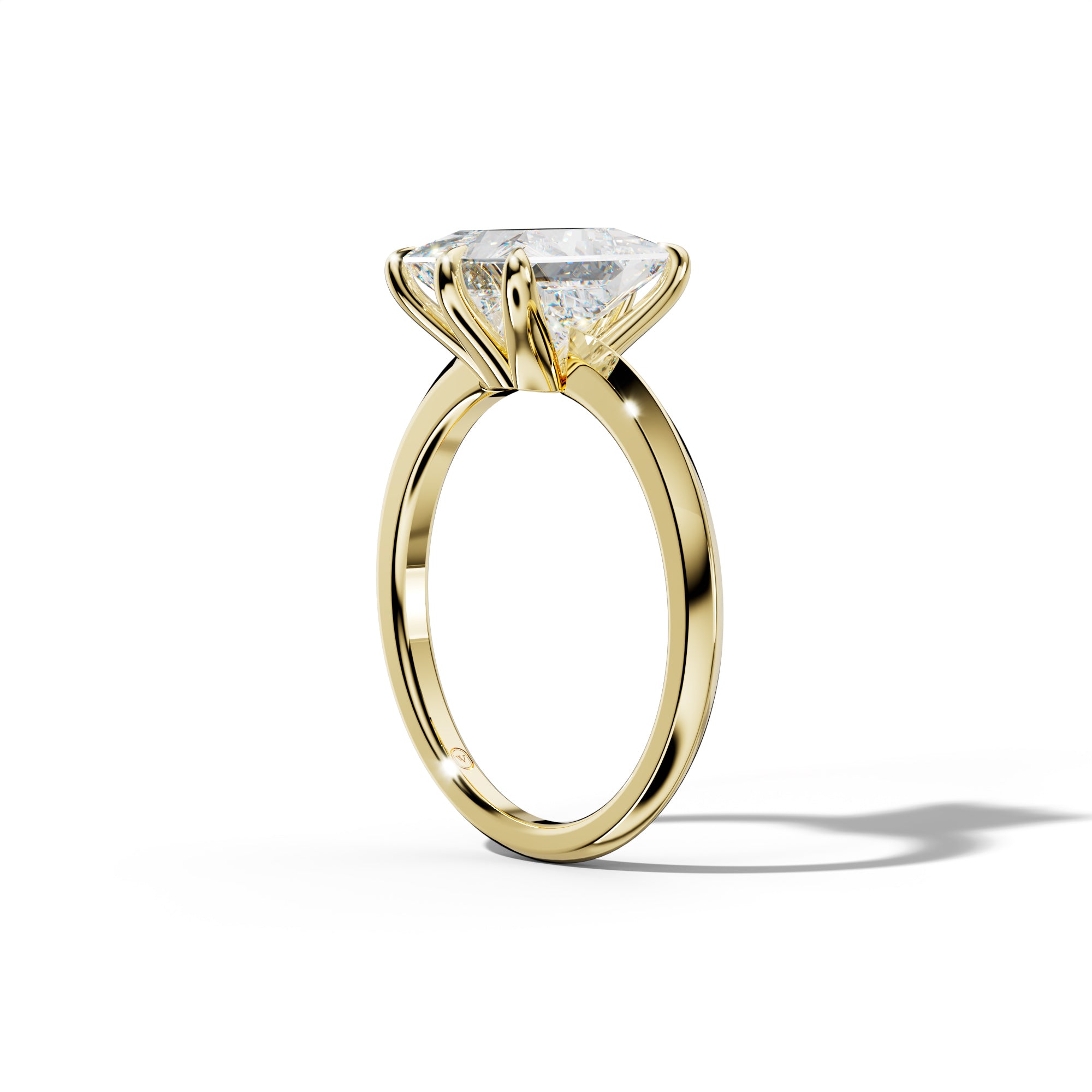 Myra Princess Cut Engagement Ring