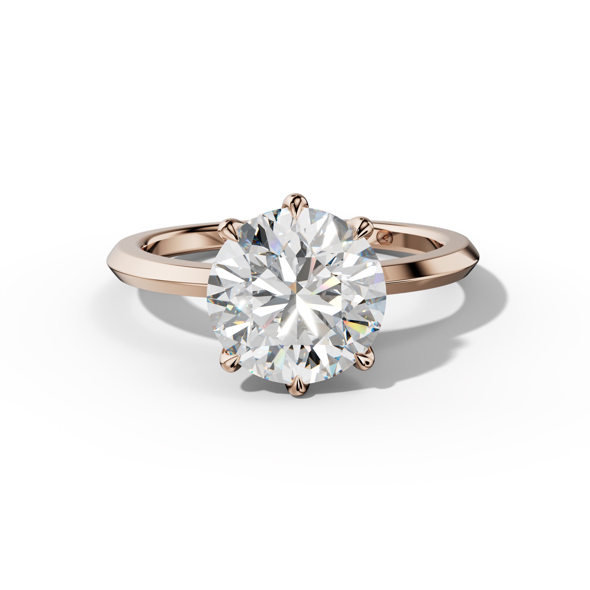 Myra Round Diamond Engagement Ring