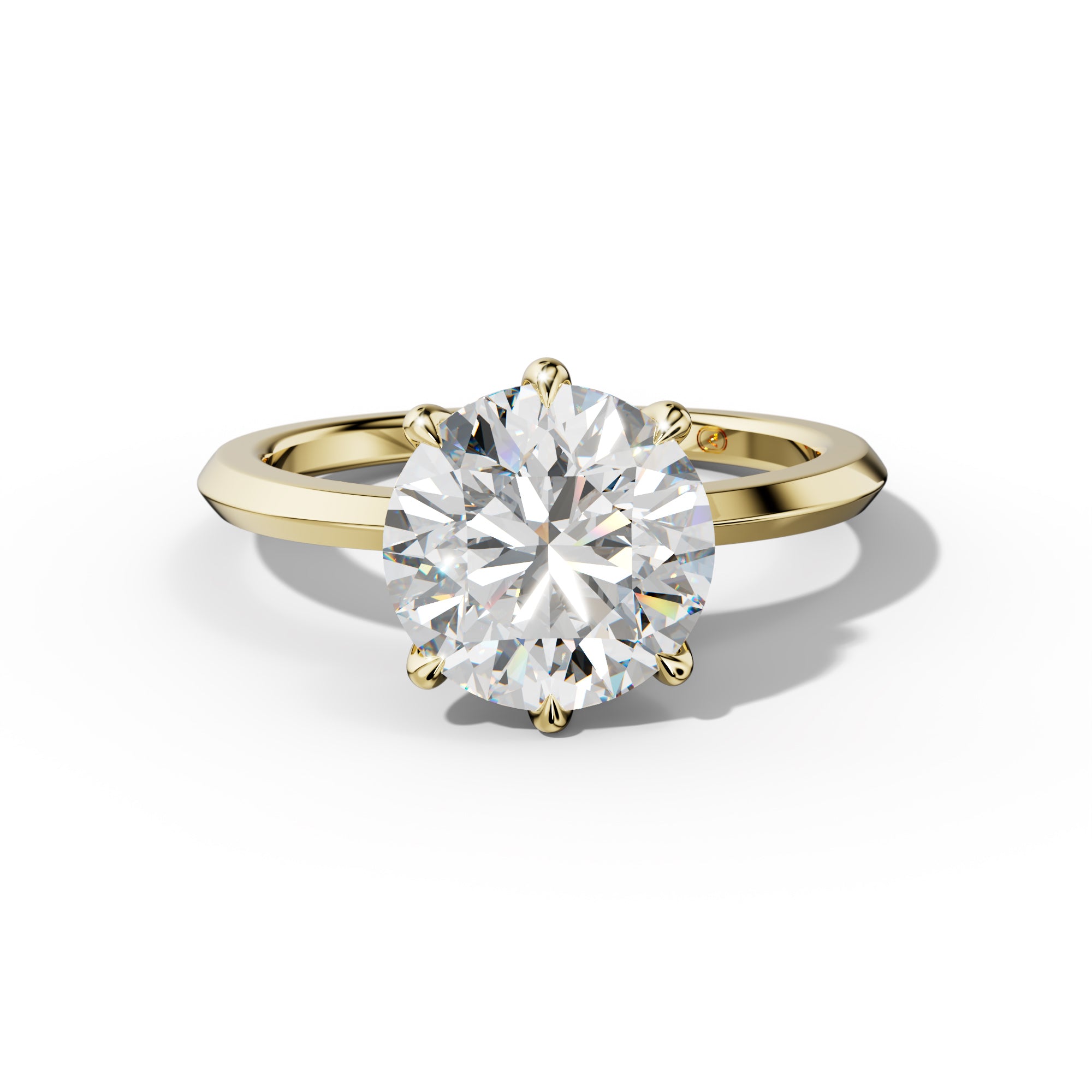 Myra Round Diamond Engagement Ring