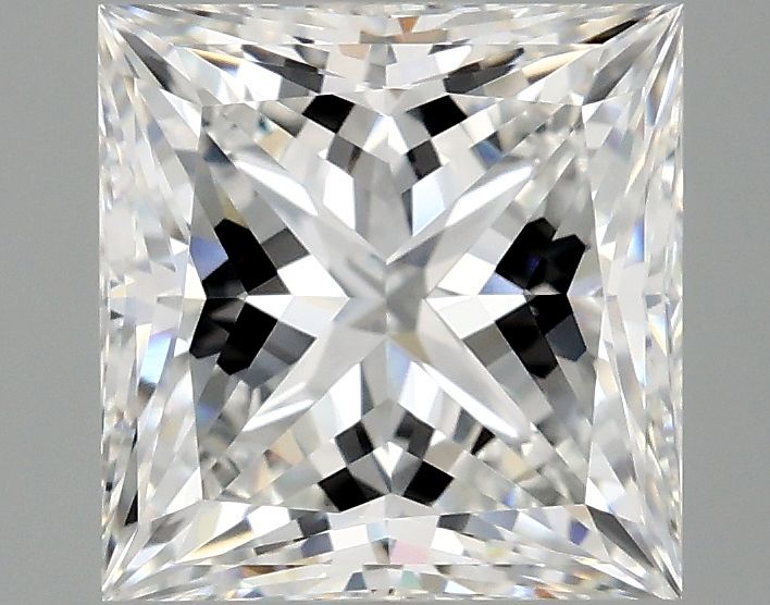 2.92 Carat E-VVS2 Princess Lab Diamond