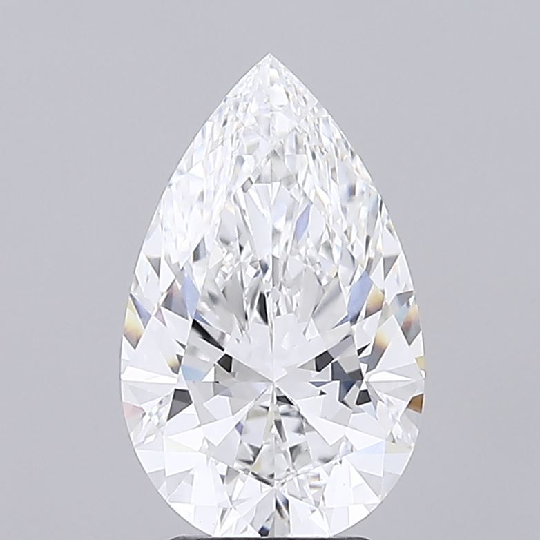 3.72 Carat E-VS1 Pear Lab Diamond